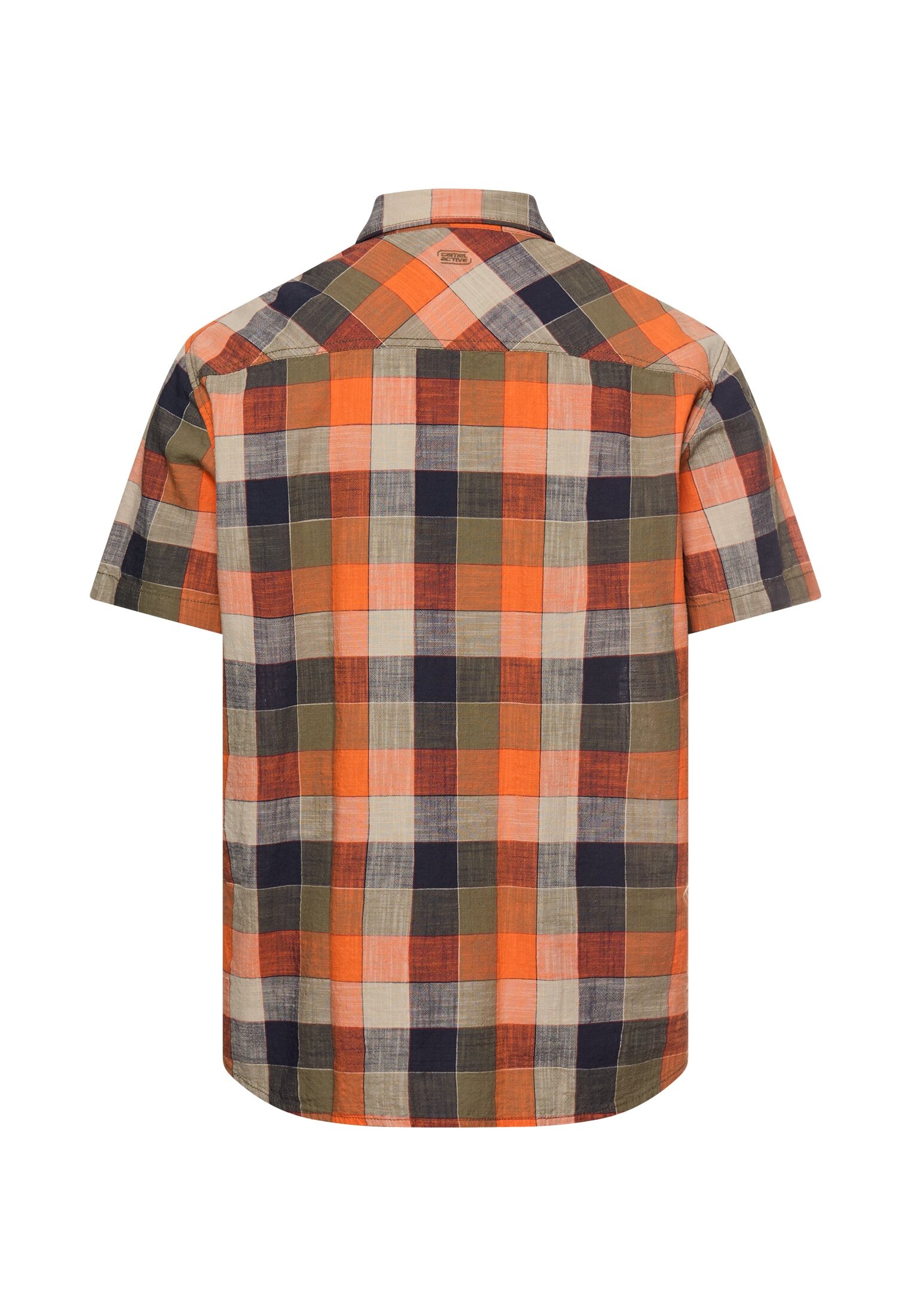 camel active Karohemd Kurzarm, mit Button-Down-Kragen günstig online kaufen