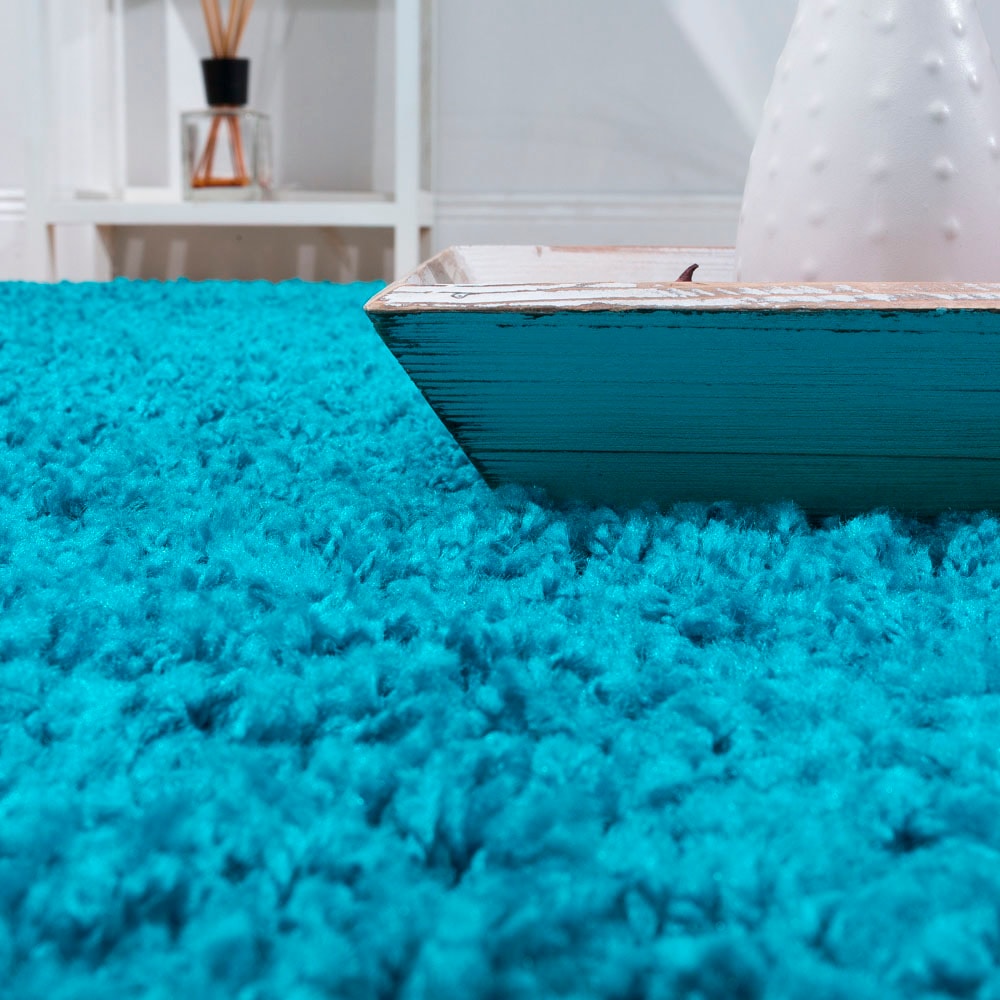 Paco Home Hochflor-Teppich »Sky 250«, rechteckig, 34 mm Höhe, gewebt, Uni-Farben, intensive Farbbrillanz, auch als Läufer erhältlich