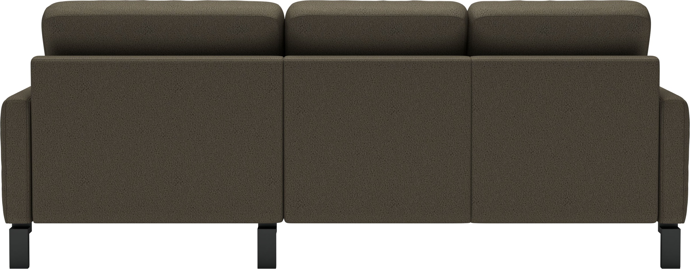 Ecksofa HOME AFFAIRE "Lecce, L-Form, Federkernpolsterung, Breite 224 cm", light, braun, B:224cm H:86cm T:164cm, 100% Polyester, Sofas, Ecksofa, inkl. saugroboterfreundliche Höhe & schmale Armlehnen 3