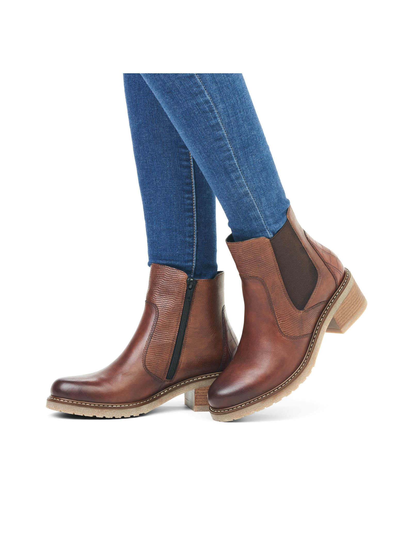 Remonte Schnürstiefelette »Remonte Stiefelette Glattleder«