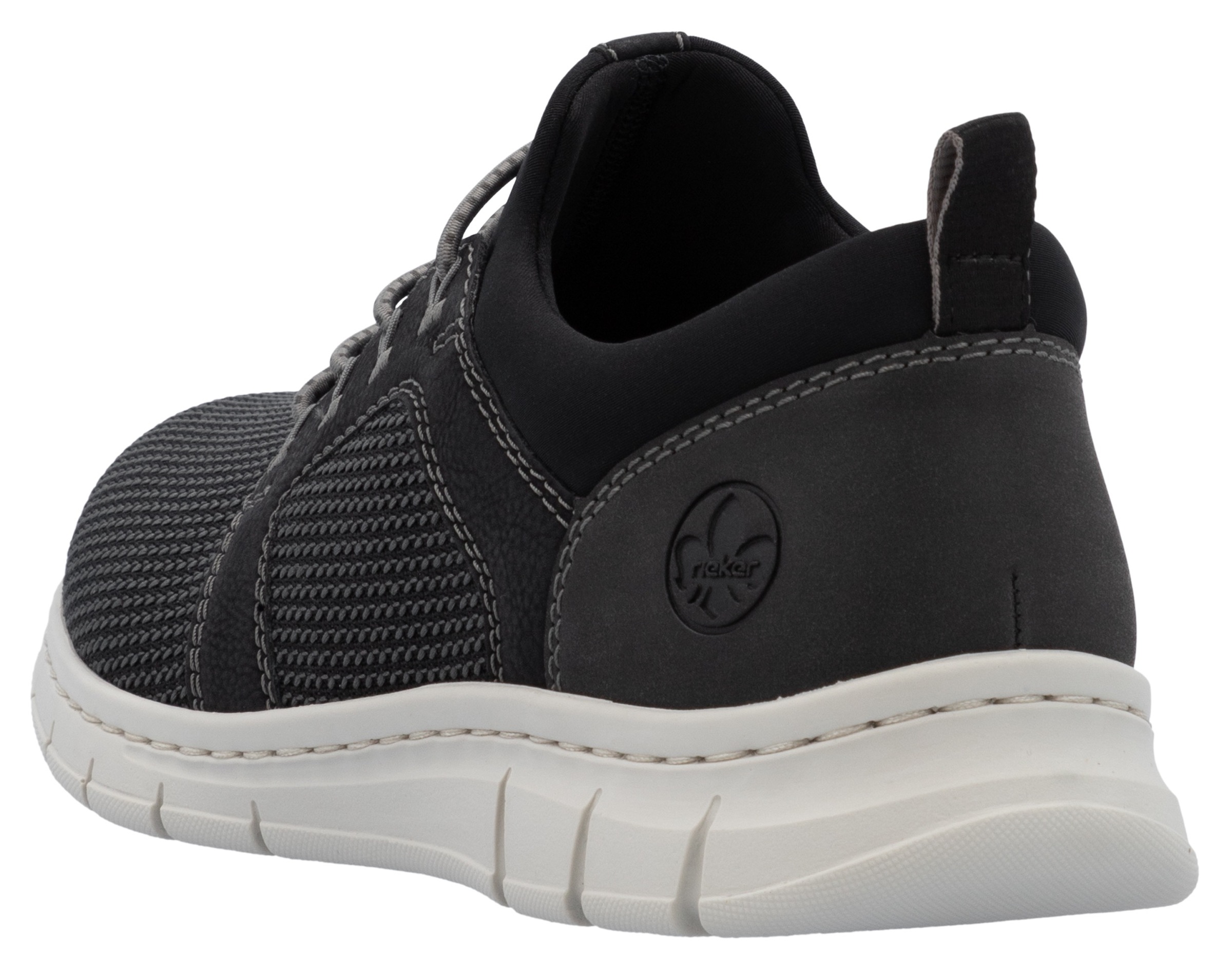 Rieker Slip-On Sneaker, Schlupfschuh, Halbschuh, Freizeitschuh mit Gummizug, zum Schlupfen