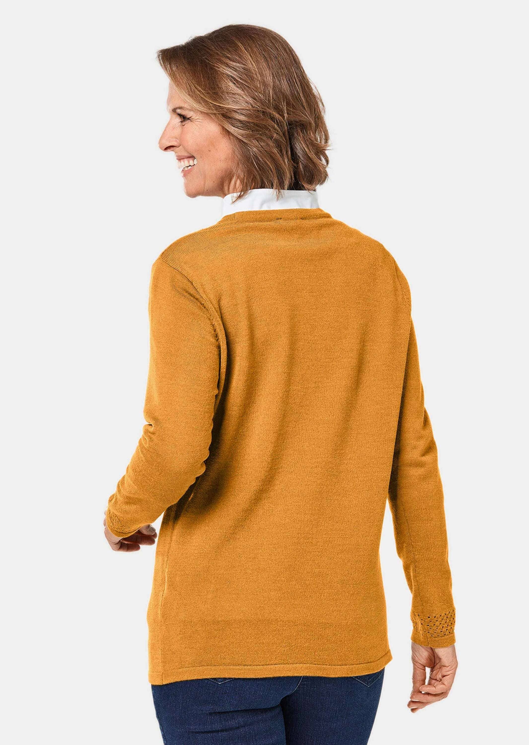 GOLDNER Strickjacke »Strickjacke Ajourstrickjacke«