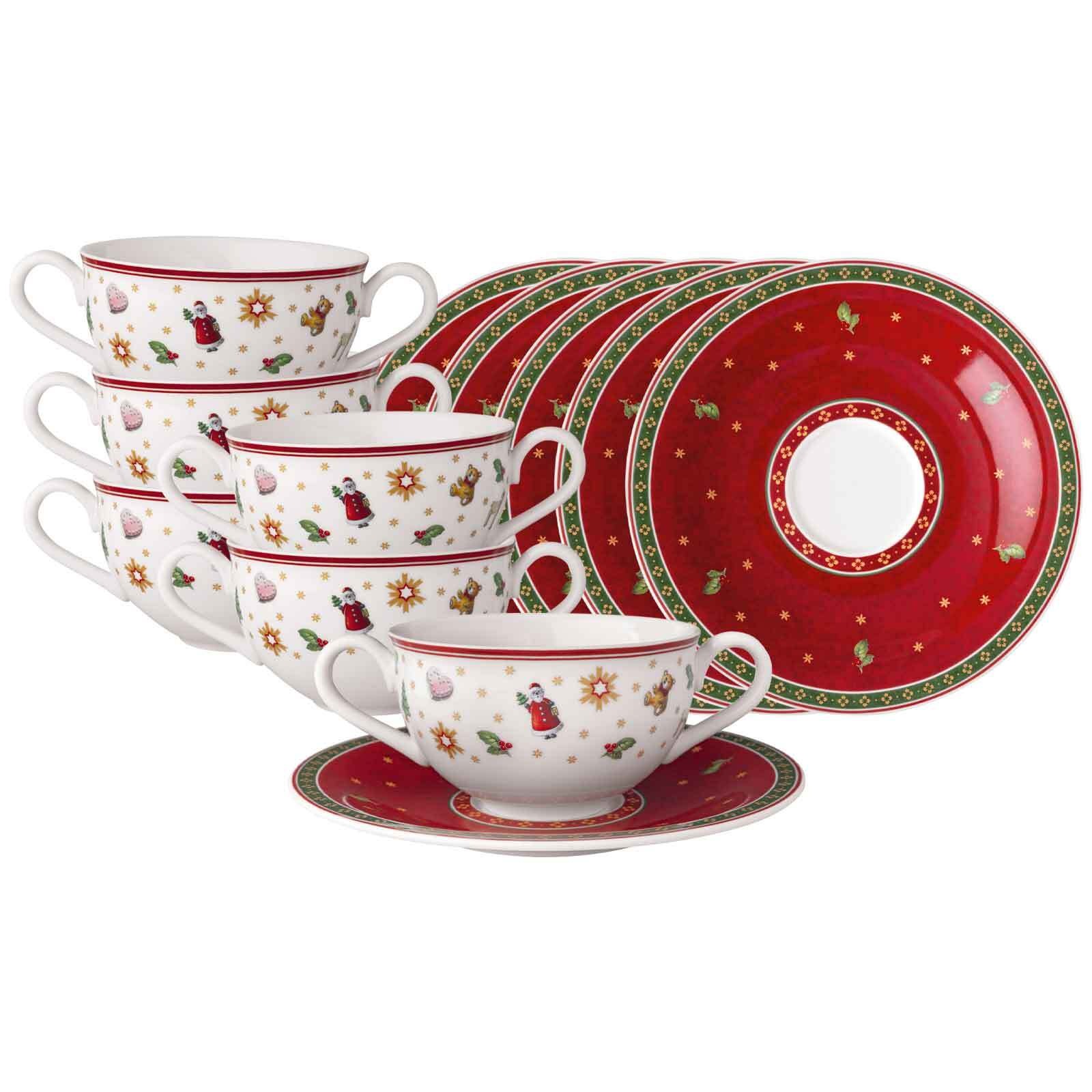 Villeroy & Boch Tasse "Suppentassen mit Untertassen Toys Delight 250 ml bun günstig online kaufen