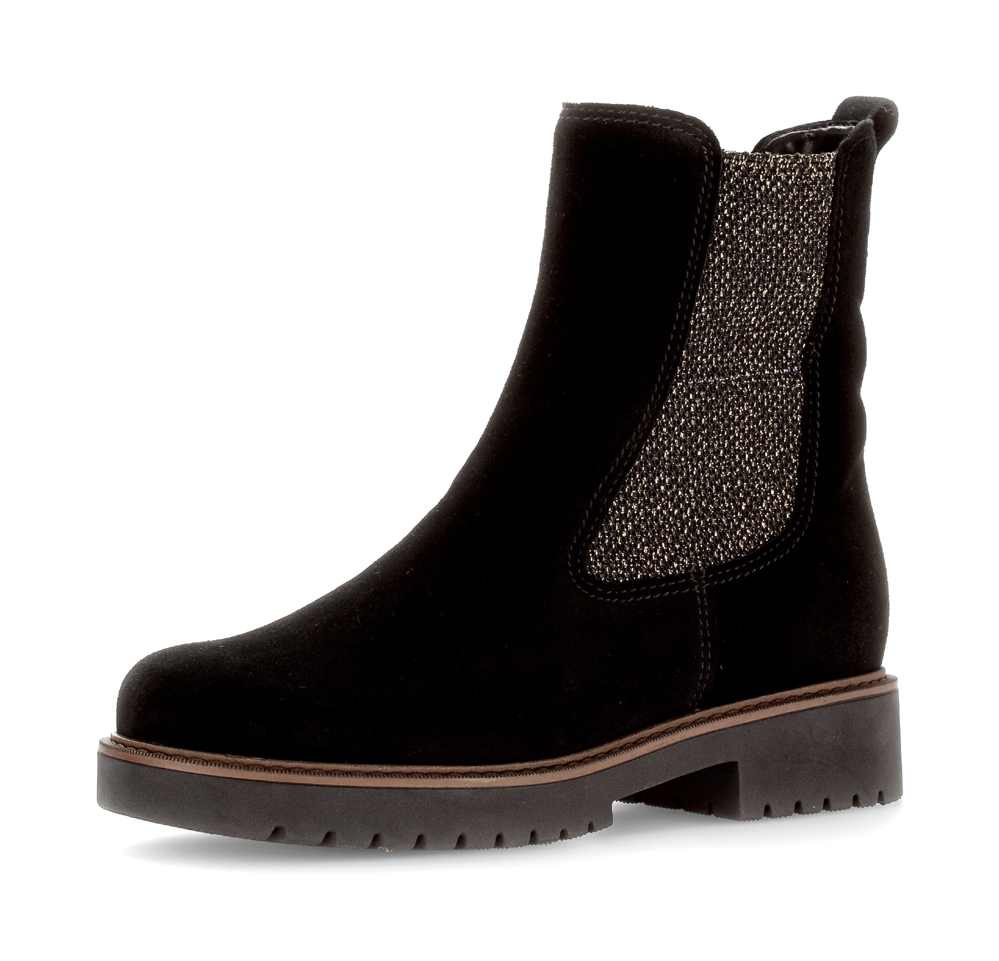 Gabor Chelseaboots "KOS", Blockabsatz, Stiefelette in Komfortweite H (= seh günstig online kaufen