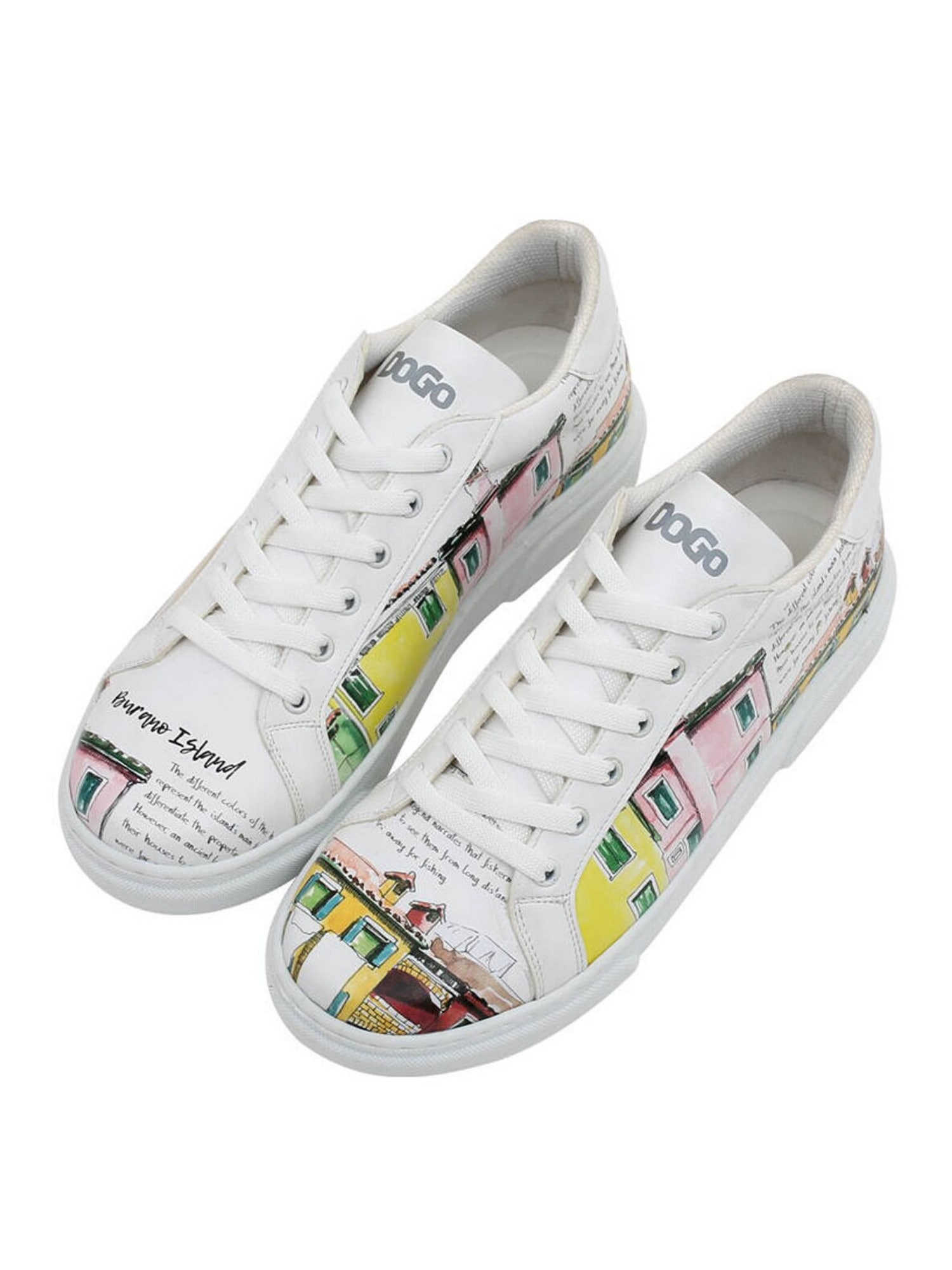 DOGO Ace Low-Top Sneaker The Wise Owl Blanc Taille 40 4