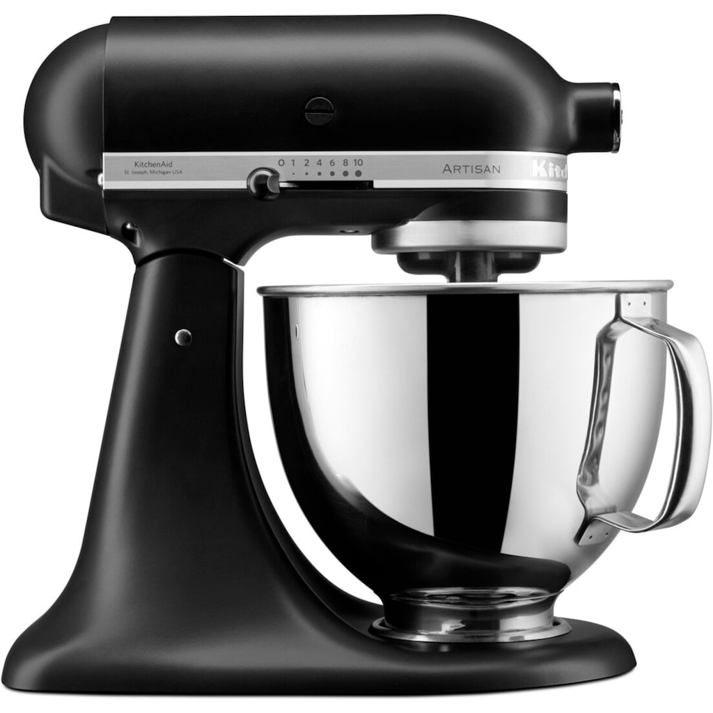 KitchenAid Küchenmaschine »5KSM125EBM SCHWARZ MATT«