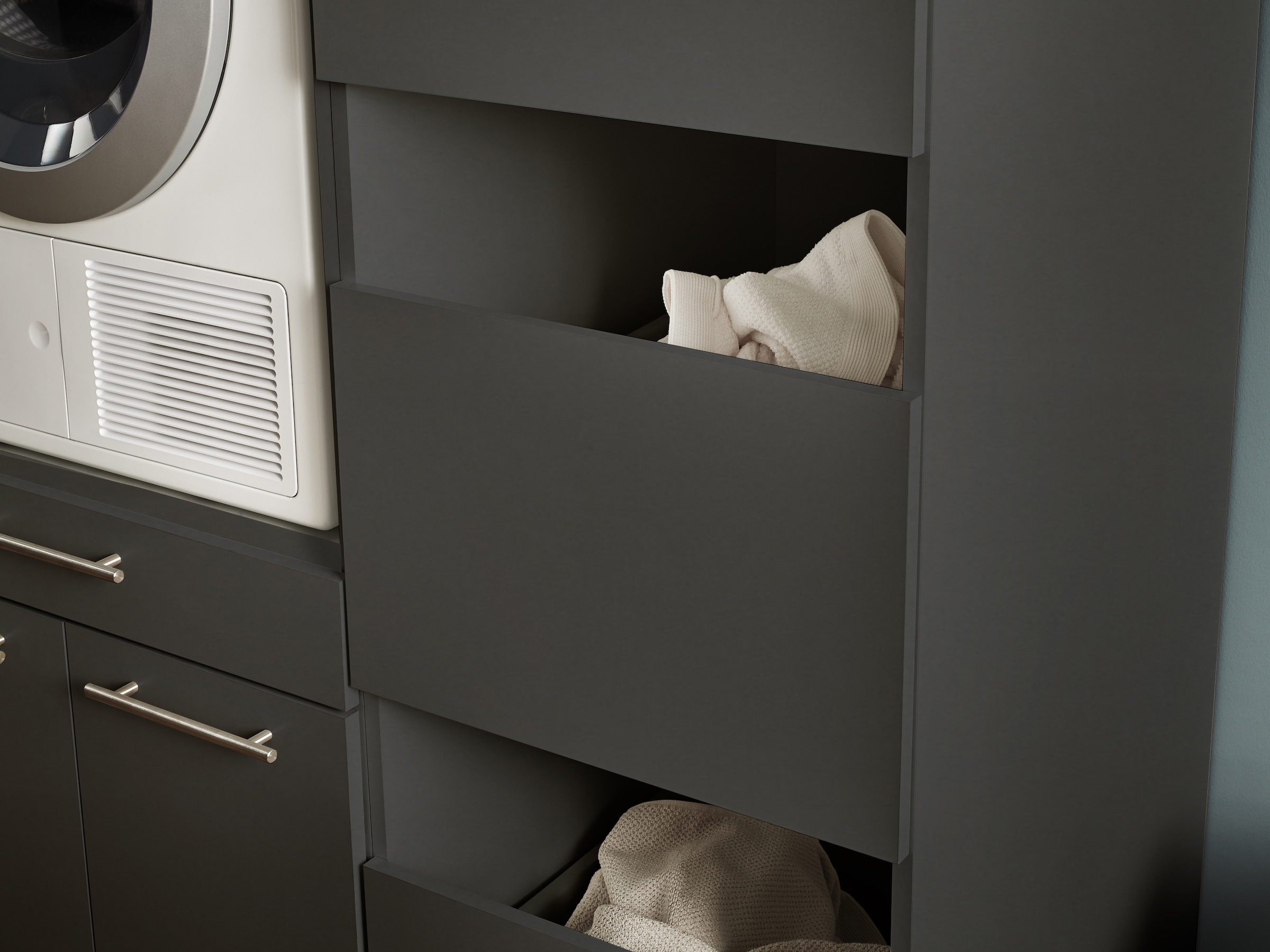 Laundreezy Mehrzweckschrank-Set »LAUNDREEZY LDSK11«, Breite 185 cm