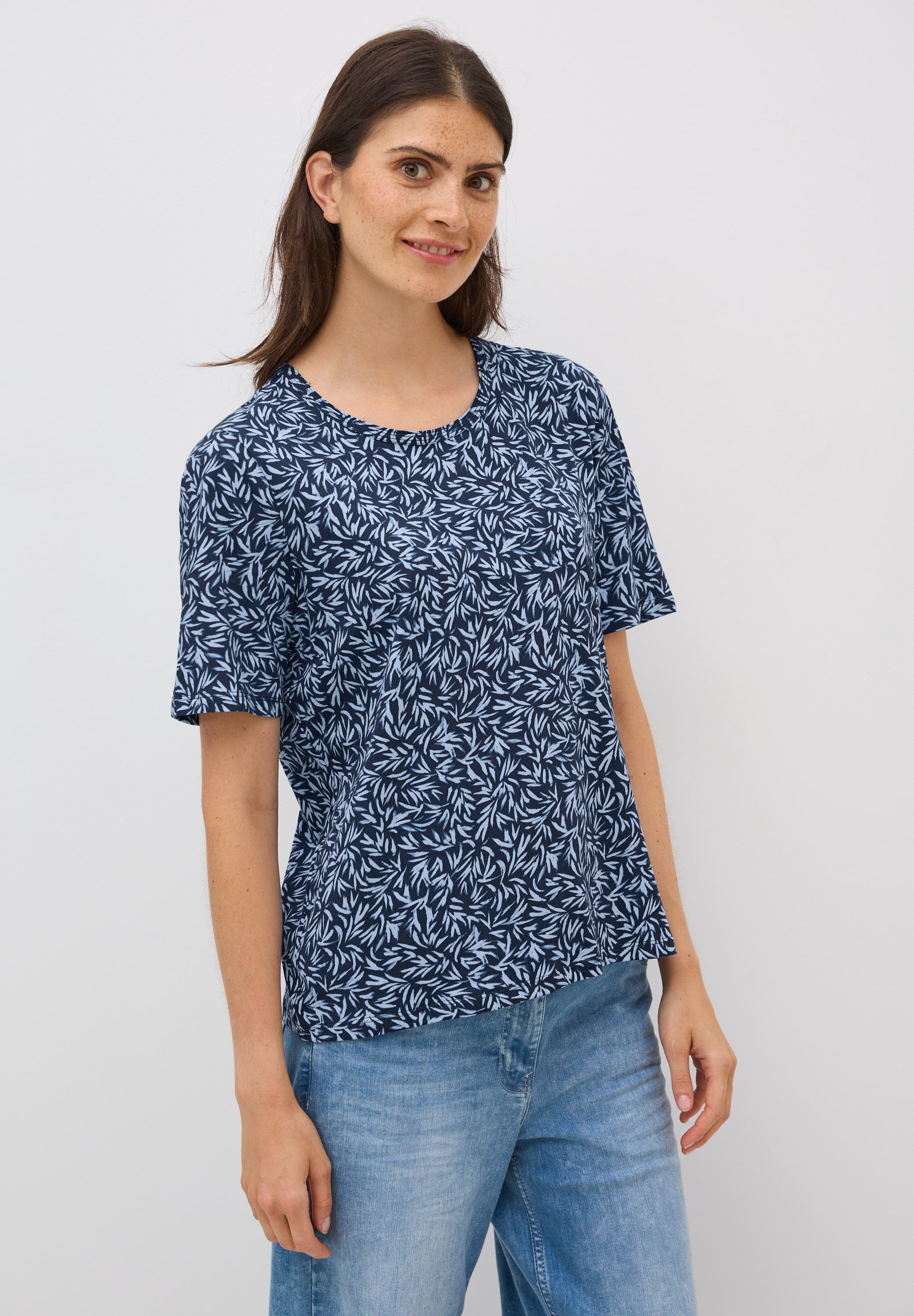 Cecil Print-Shirt, aus reiner Baumwolle günstig online kaufen