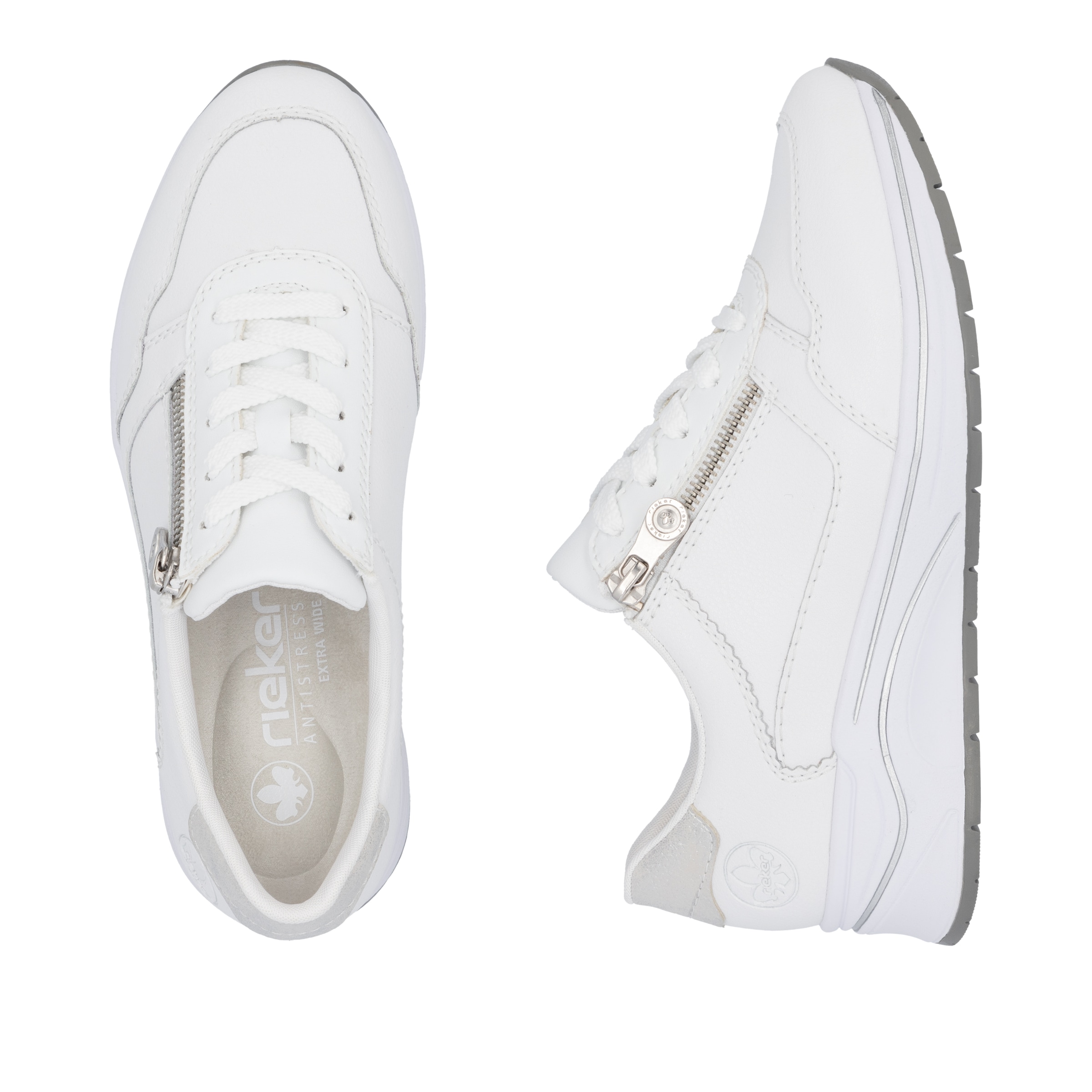 Rieker Keilsneaker, Halbschuh, Schnürschuh, Freizeitschuh mit Soft-Einlage
