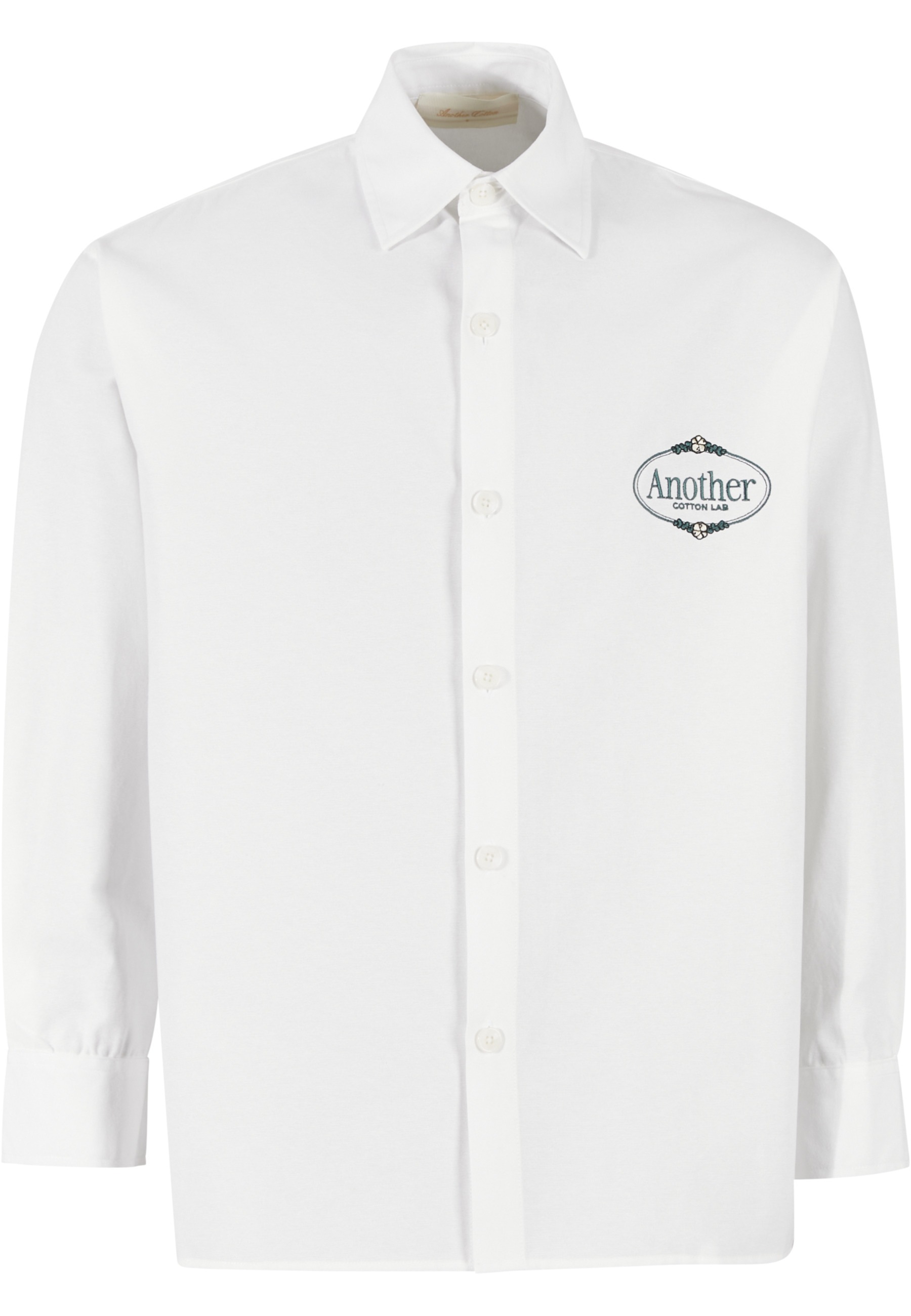 Another Cotton Lab Langarmhemd "Another Cotton Lab Logo Button Down Shirt" 1