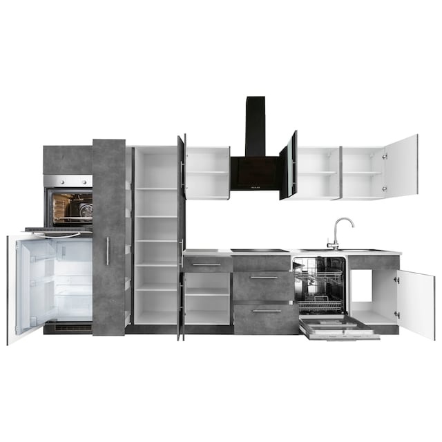 wiho Küchen Küchenzeile »Cali« Wahlweise mit Aufbauservice | BAUR