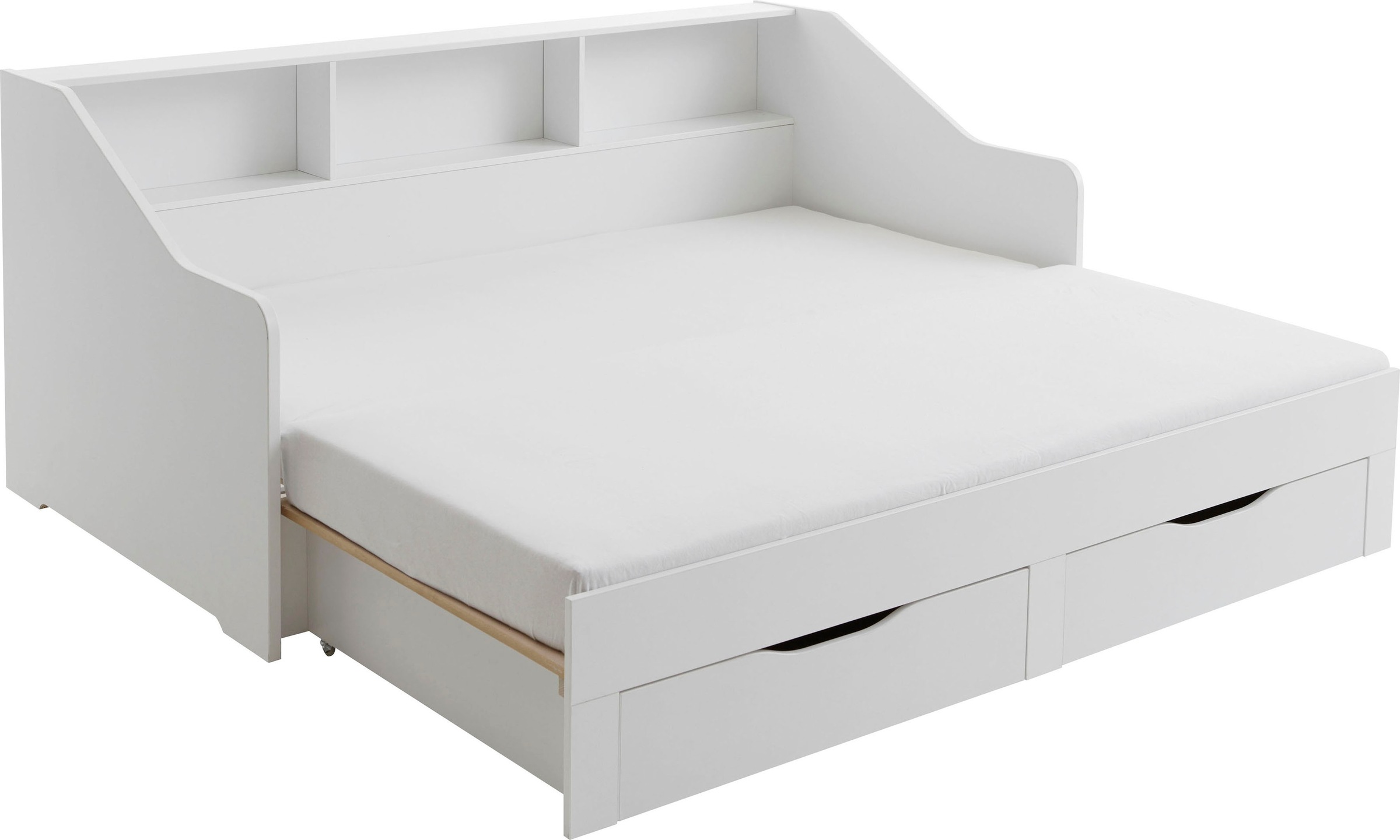 Relita Stauraumbett "Rene" ausziehbarer Unterbau und 2 Schubladen. Lieferun günstig online kaufen
