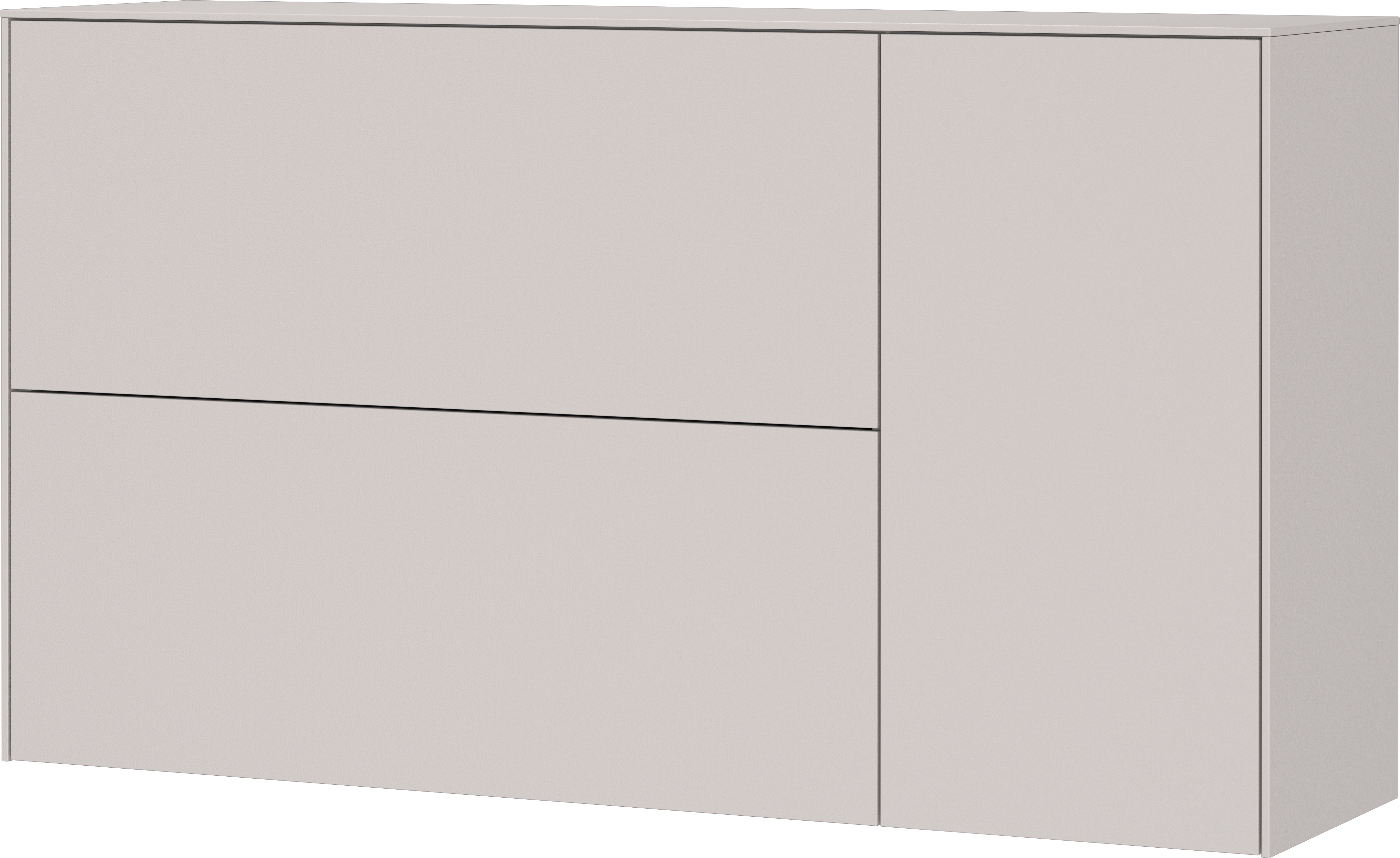GERMANIA Schuhschrank "Lomena" 1 Stk. tlg. Breite: 137 cm,Push-to-open, verstellbare Böden, hängende Montage