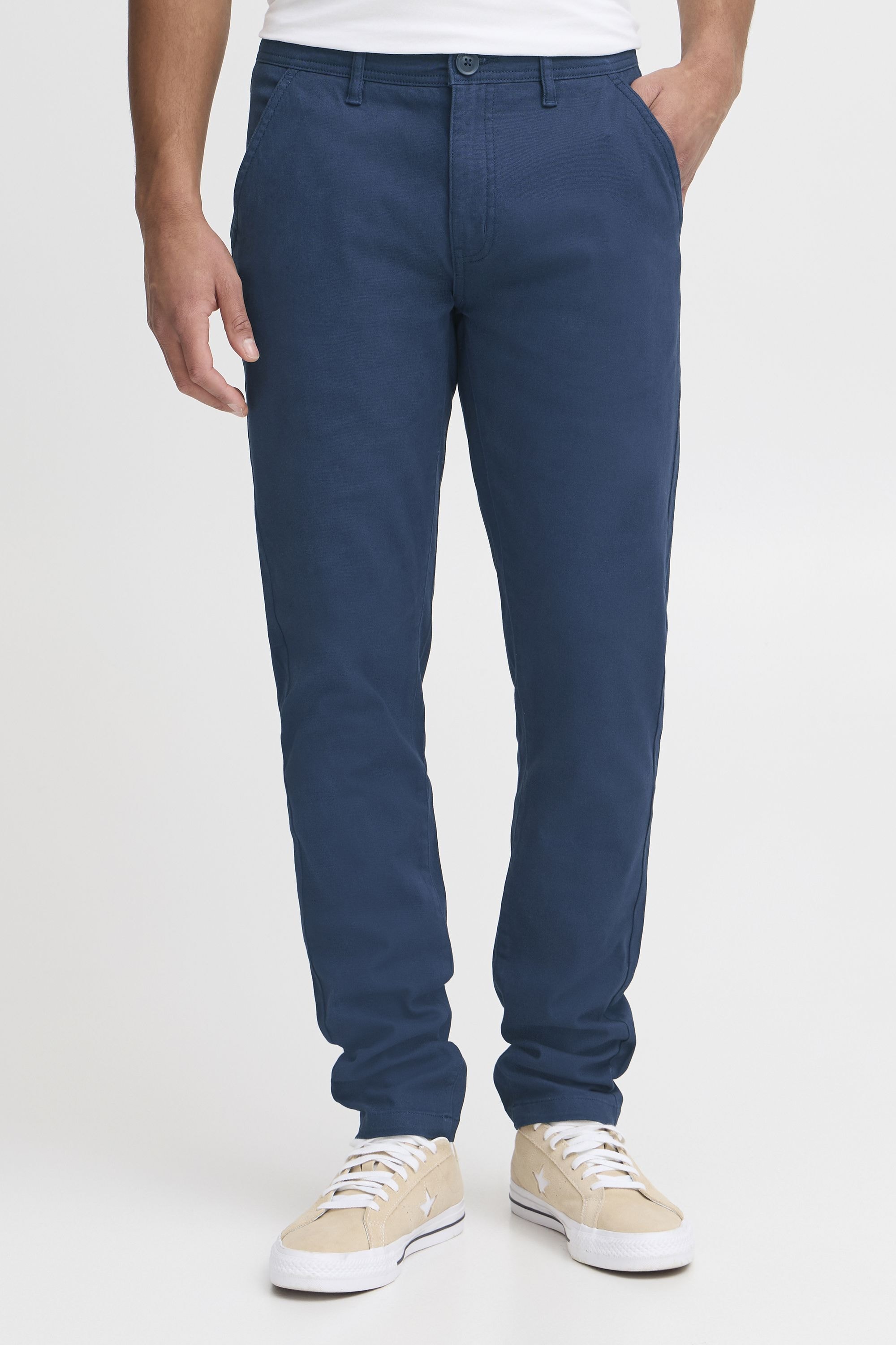 Blend Chinohose "BHKarvan" Klassiche Stoffhose mit Gürtelschlaufen - Regula günstig online kaufen