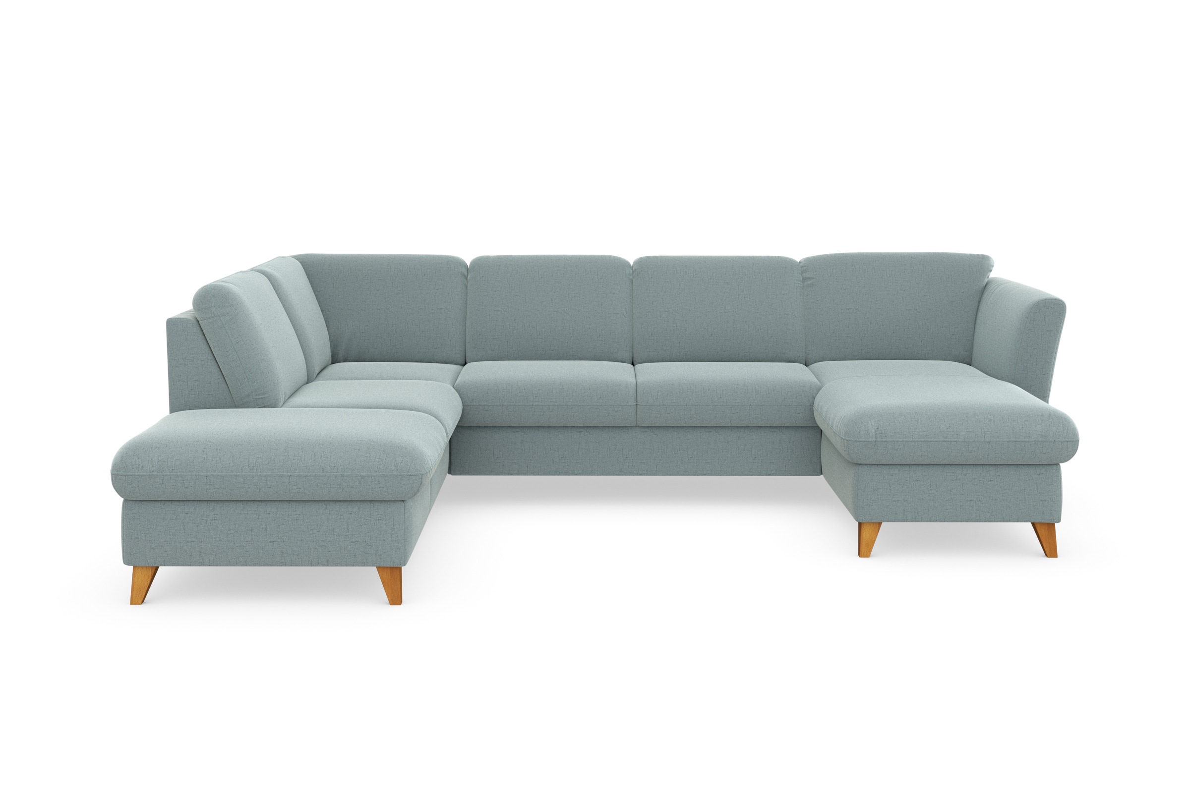 Home affaire Wohnlandschaft "Trelleborg U-Form" Federkern-Polsterung, wahlw günstig online kaufen