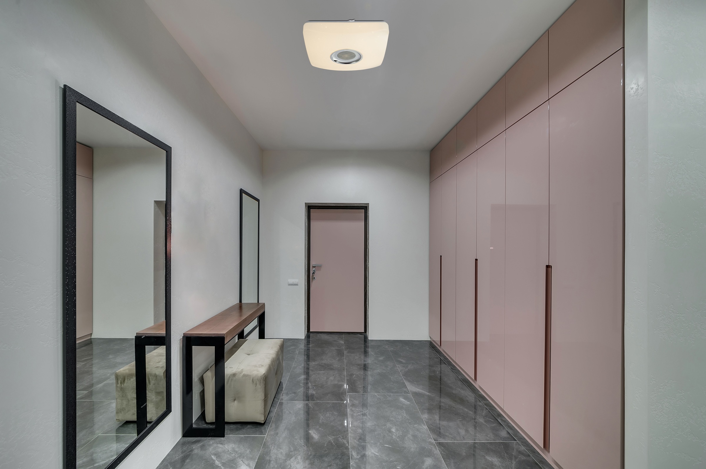 GLOBO LIGHTING LED Deckenleuchte »AYLEEN«, Leuchtmittel LED-Modul | LED fest integriert, Deckenlampe/Quadrat/Wohnzimmer/Schlafzimmer/elegant/rot-grün-blau