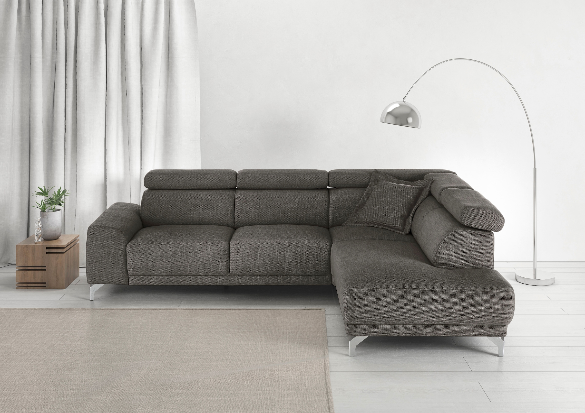 3C Candy Ecksofa "Greve Sofa immer mit manuelle Kopfteilverstellungen, mode günstig online kaufen