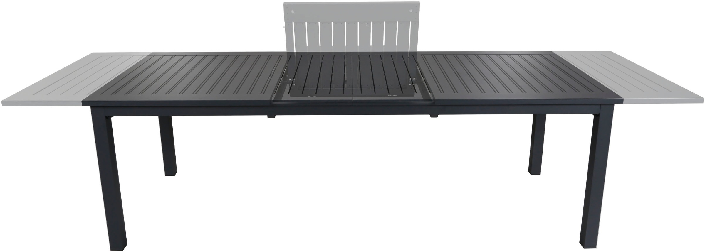 KONIFERA Garten-Essgruppe »Edessa Komfort« Set, 10x Sessel, 10x Auflagen, 1x Tisch groß, 1x Tisch klein, 22 tlg. tlg. inkl. 10 Sessel, 10 Sitzkissen, 1 Ausziehtisch, 1 Beistelltisch