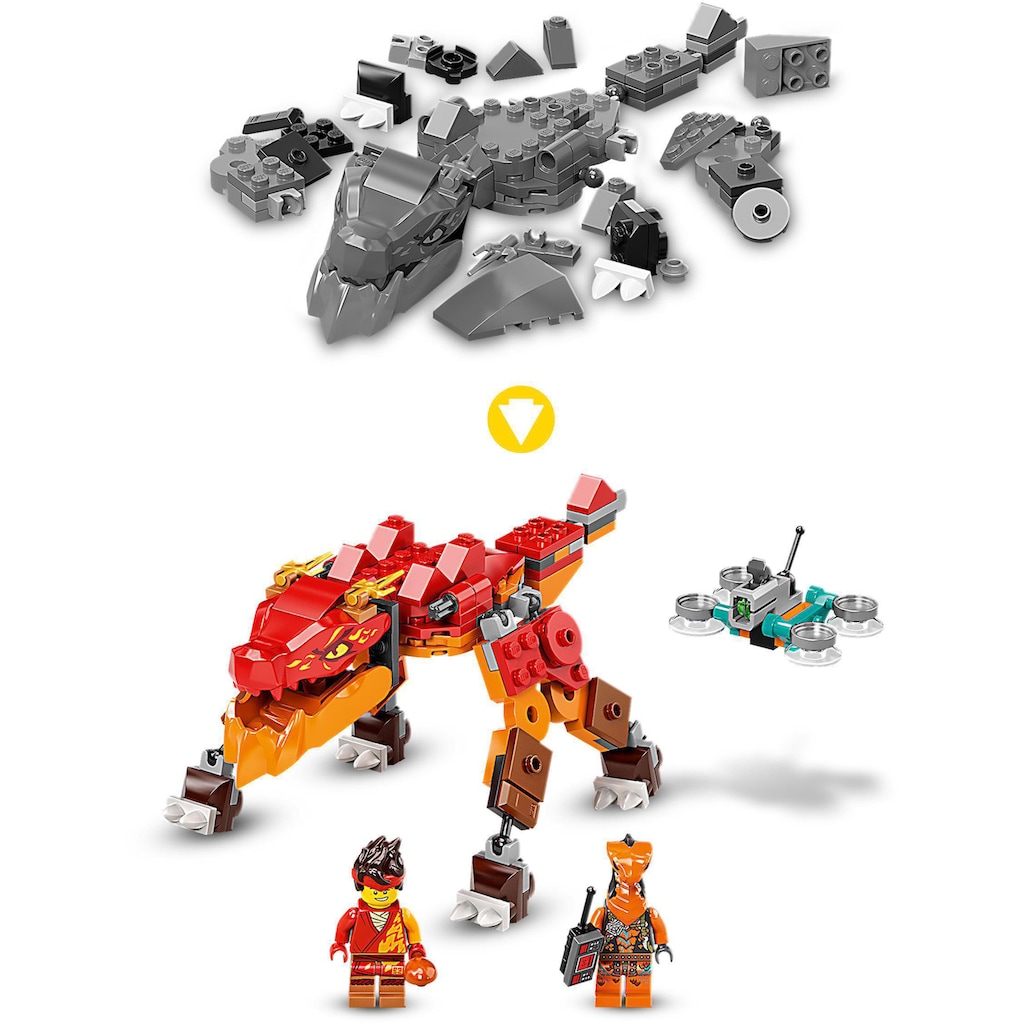 LEGO® Konstruktionsspielsteine »Kais Feuerdrache EVO (71762), LEGO® NINJAGO®«, (204 St.)