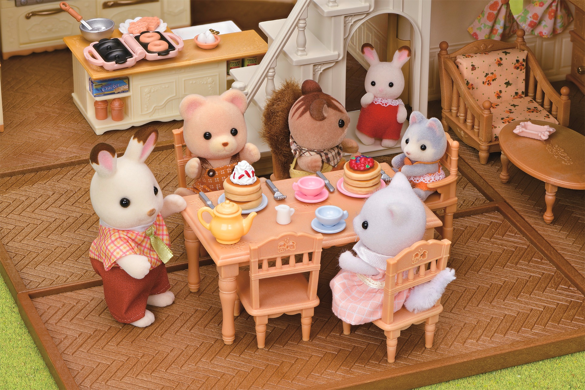 Sylvanian Families Spielwelt »Stadthaus mit Dachzimmer (5716)«