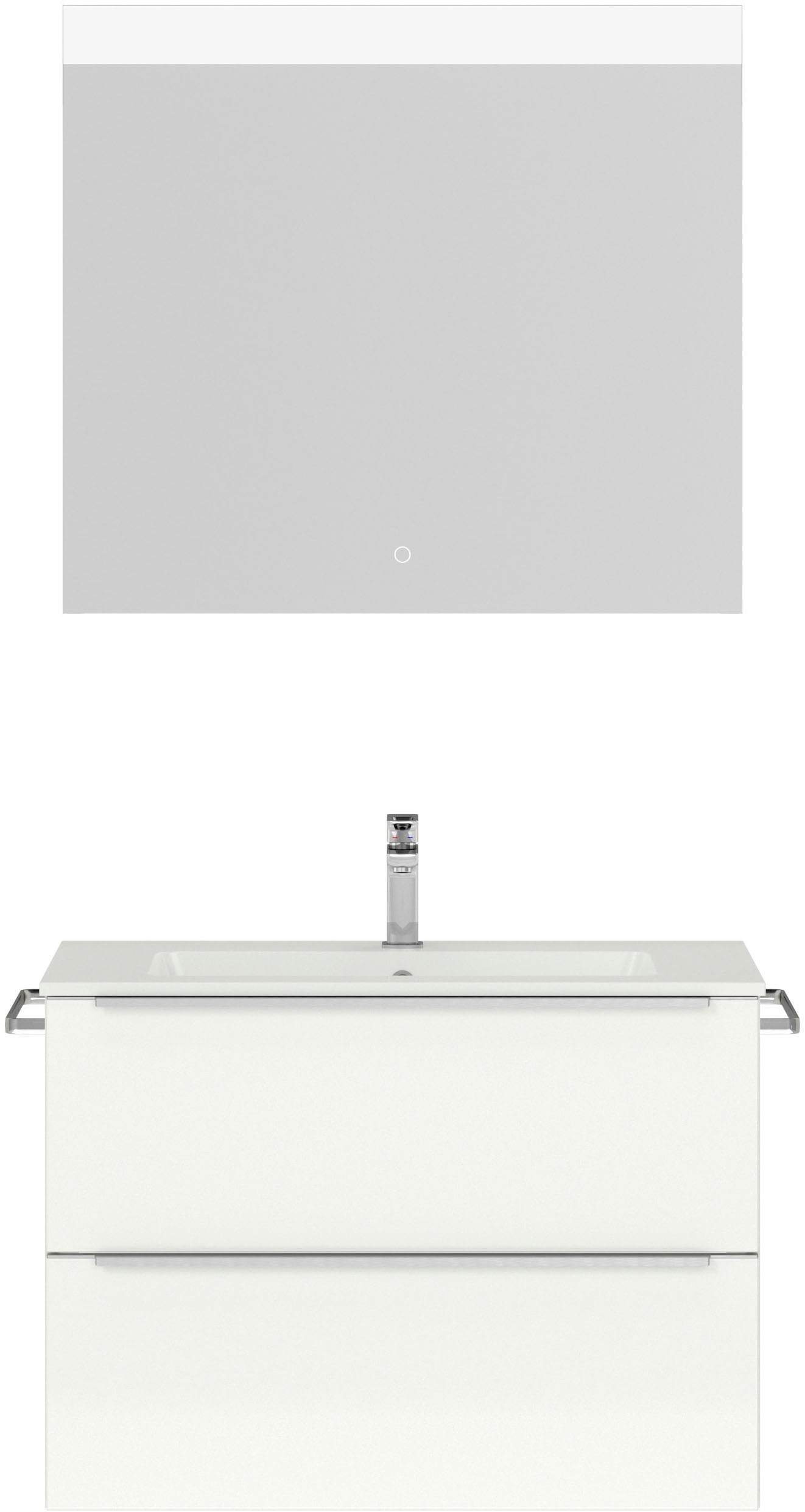 nobilia Badmöbel-Set "Levere" vormontiert, mit Soft-Close, 2 Stk. tlg. günstig online kaufen