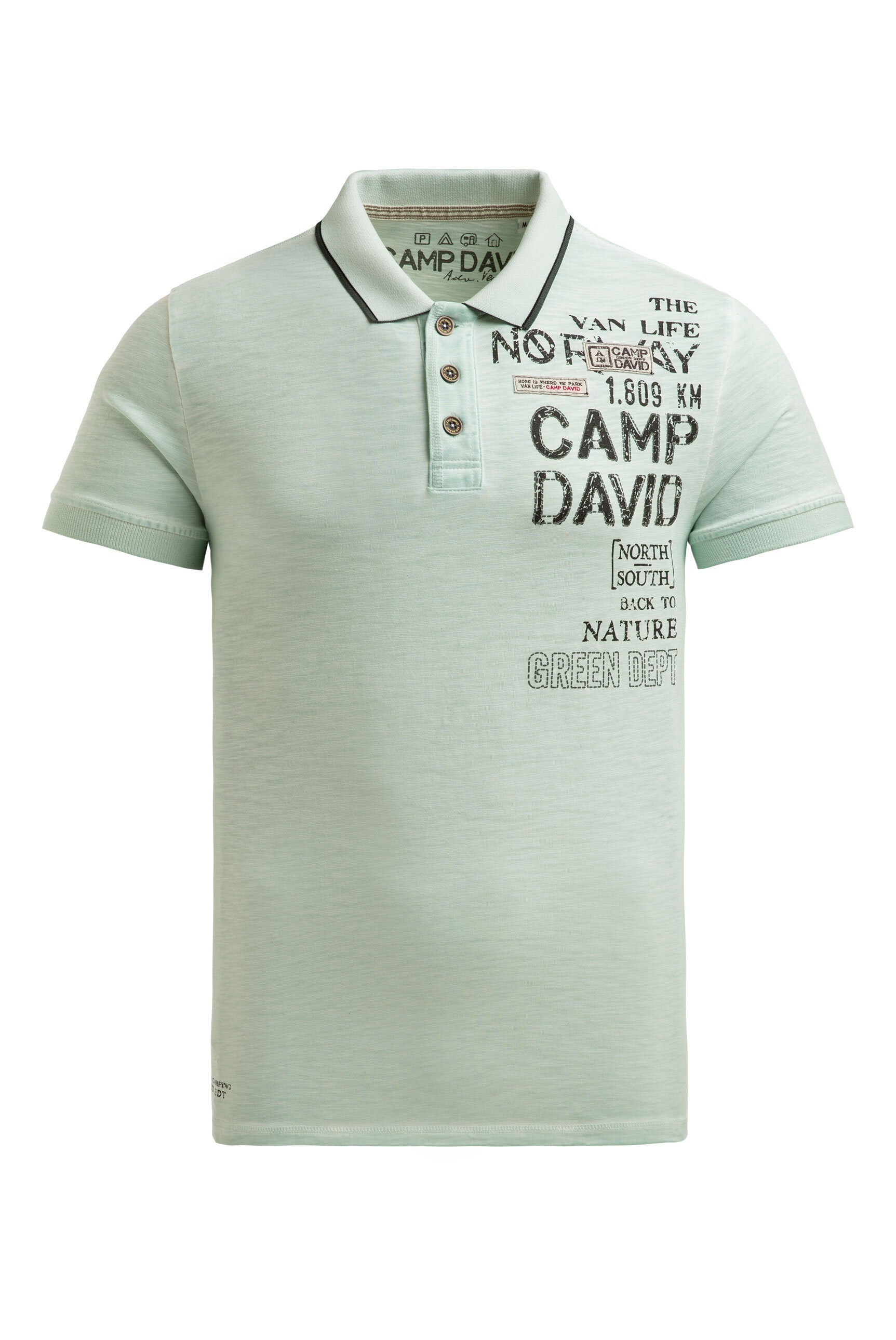 CAMP DAVID Poloshirt aus Baumwolle günstig online kaufen