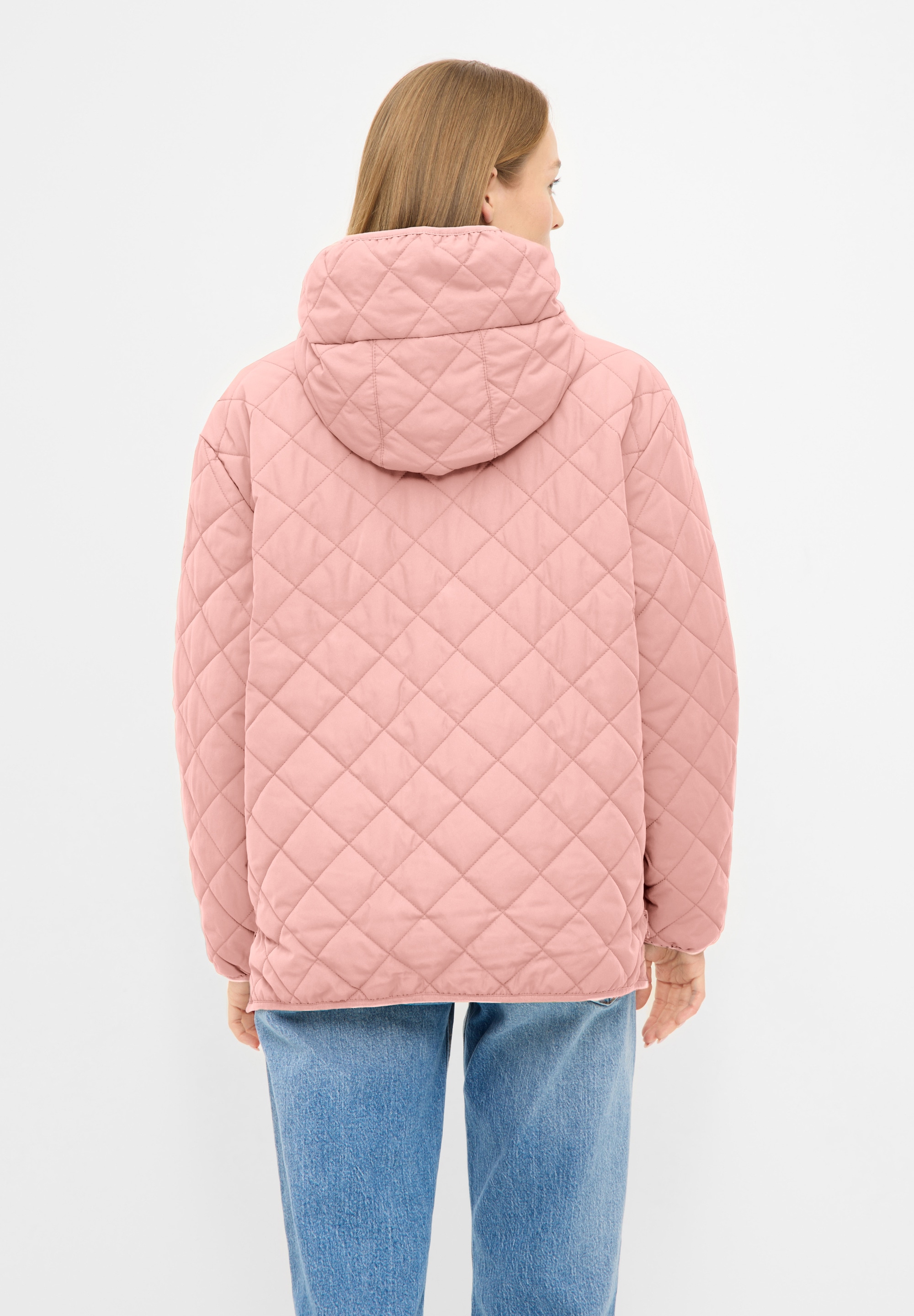 Derbe Steppjacke »Quiltby Short« mit Kapuze Wasserabweisend, Kapuze, 2-Wege Reisßverschluss