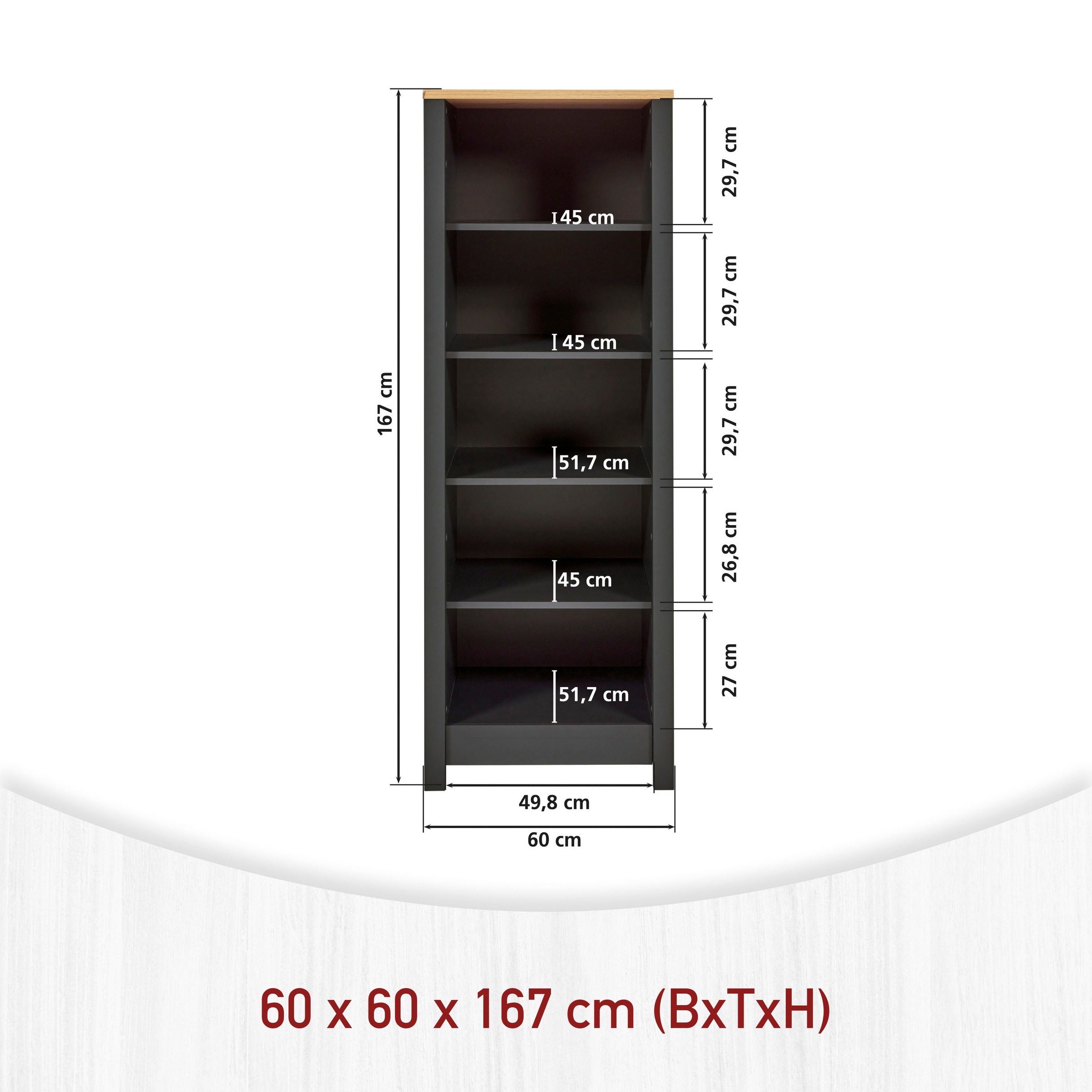 Inter Link Küchenzeile »Carbona, Einbauküche, Küchenblock, Küchenmodul, Kompaktküche« Ohne E-Geräte für Spülmaschine Kochfeld Backofen Kühlschrank B: 430 cm