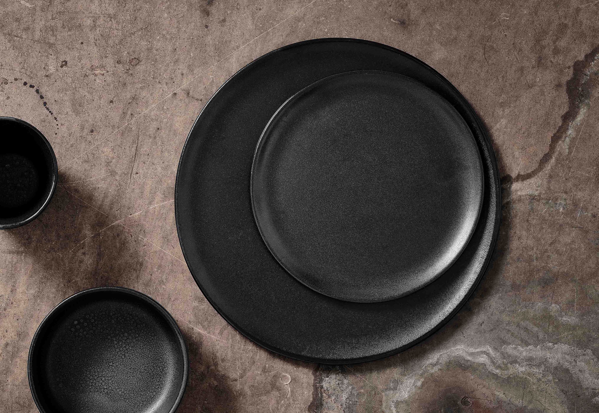 aida RAW "RAW" Teller Set, Steinzeug, Ø 28 cm