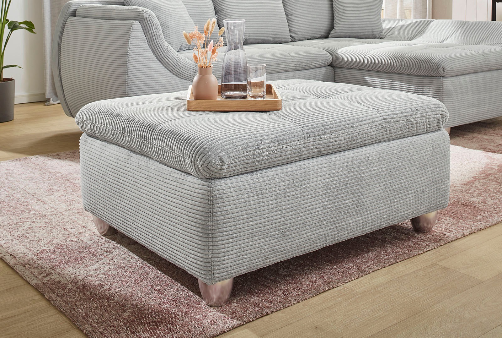 Jockenhöfer Gruppe Hocker "Genua, B: 103 cm" individuell zu kombinieren günstig online kaufen