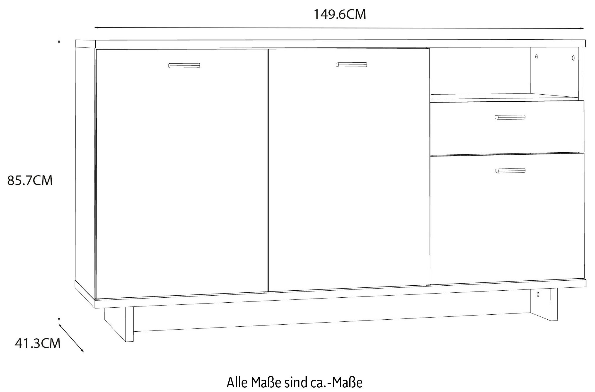 FORTE Kommode »Chesapeak«