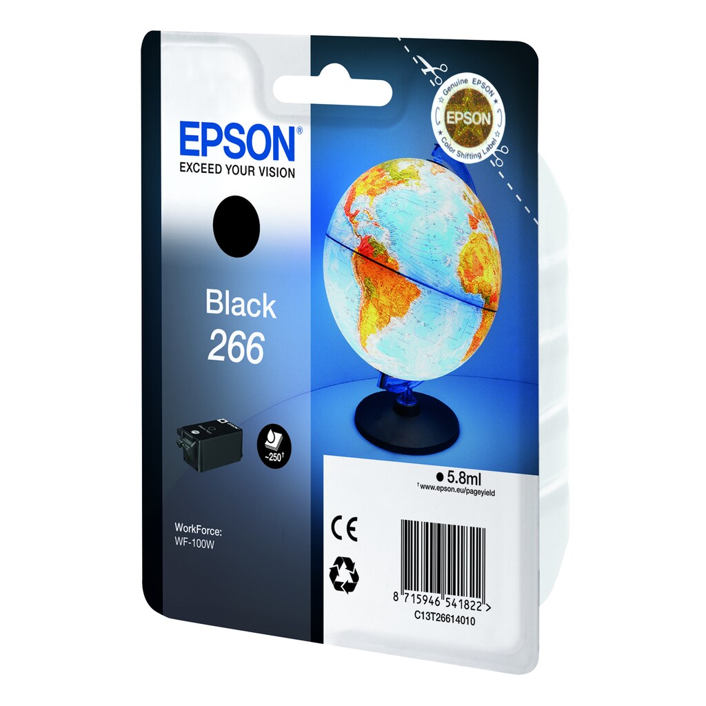 Epson Tintenpatrone »Epson Globe Singlepack Black 266 ink cartridge«