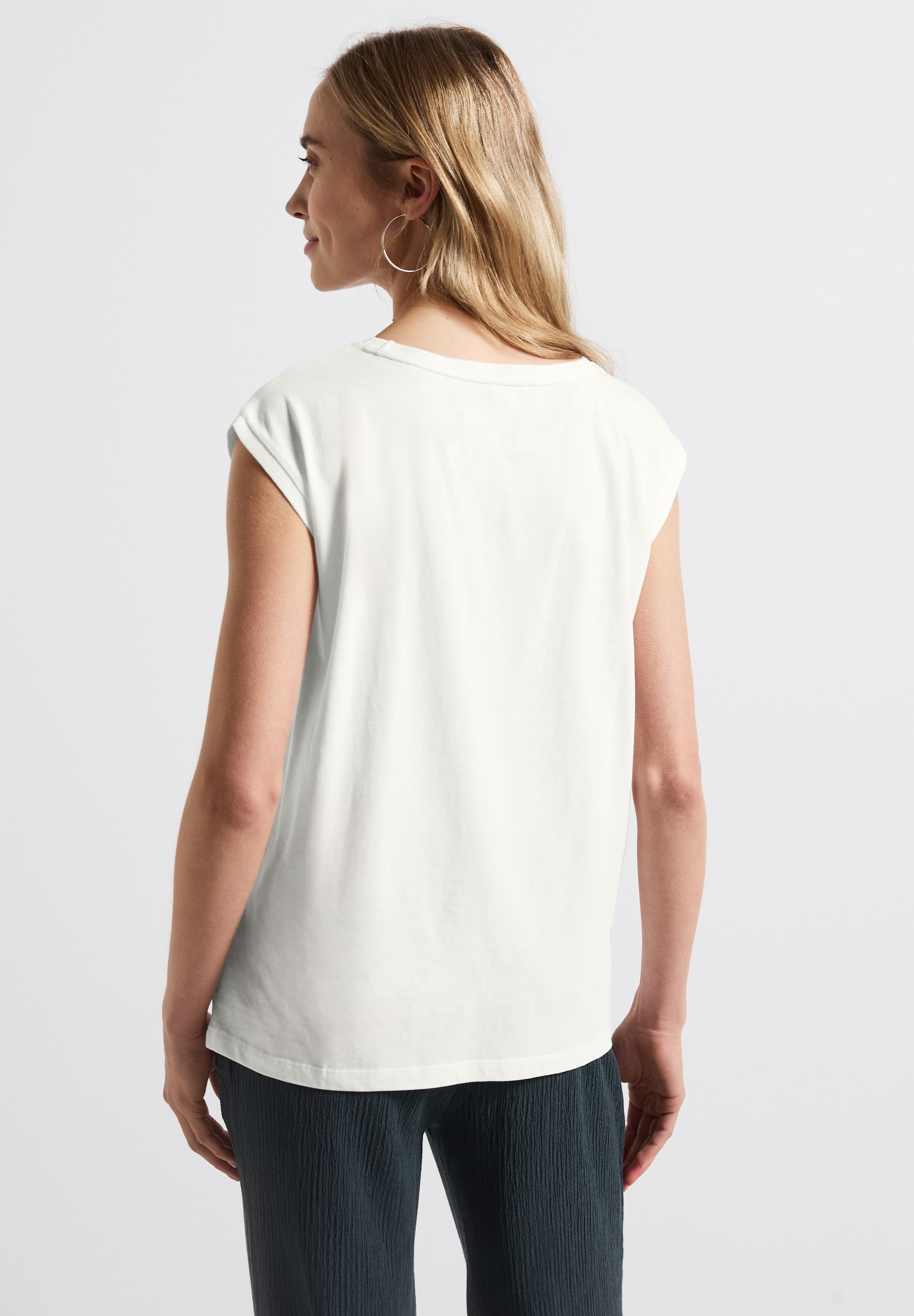 STREET ONE T-Shirt, aus reiner Baumwolle