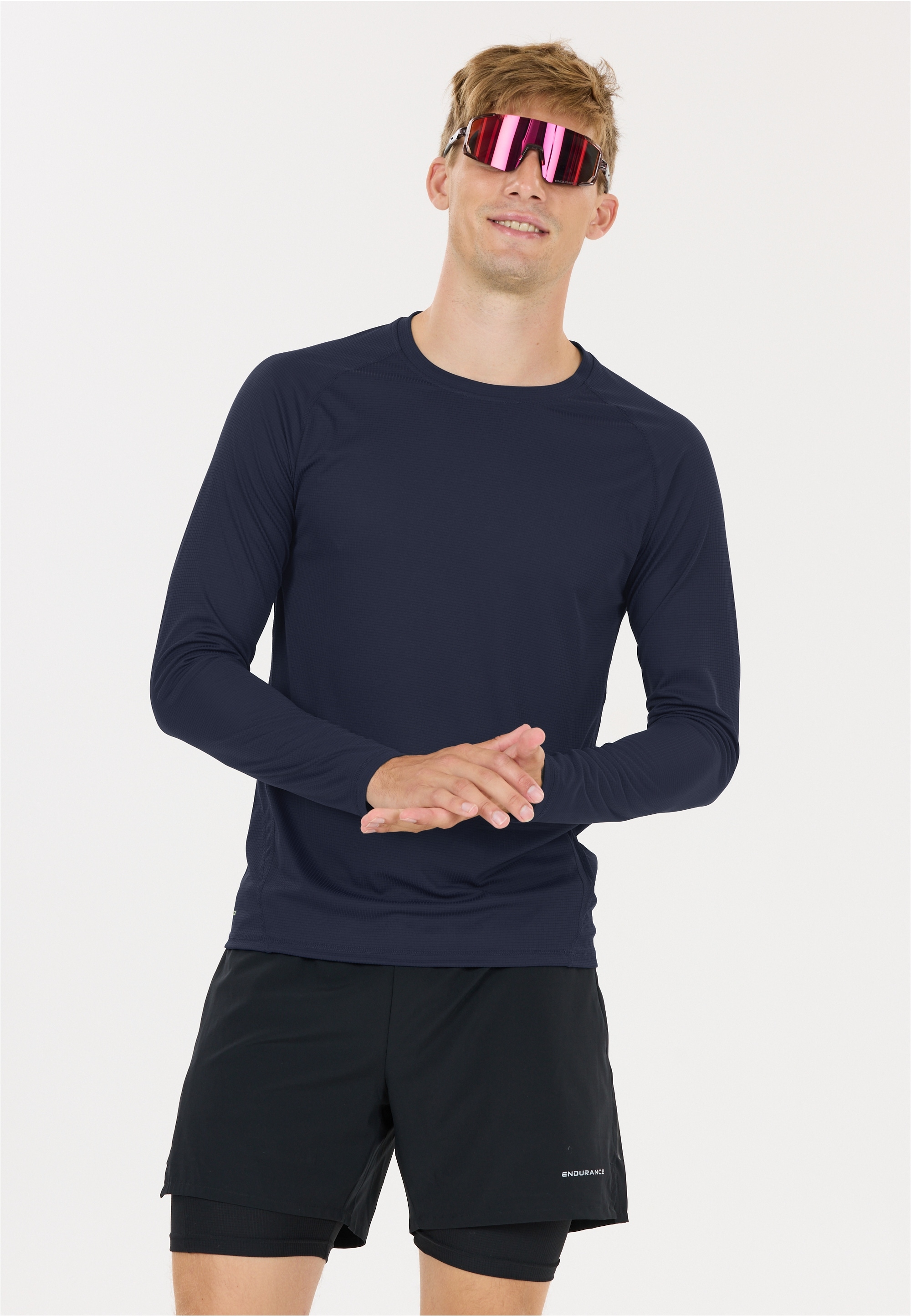 ENDURANCE Langarmshirt »Geaymay« mit 4-Wege-Stretch-Passform