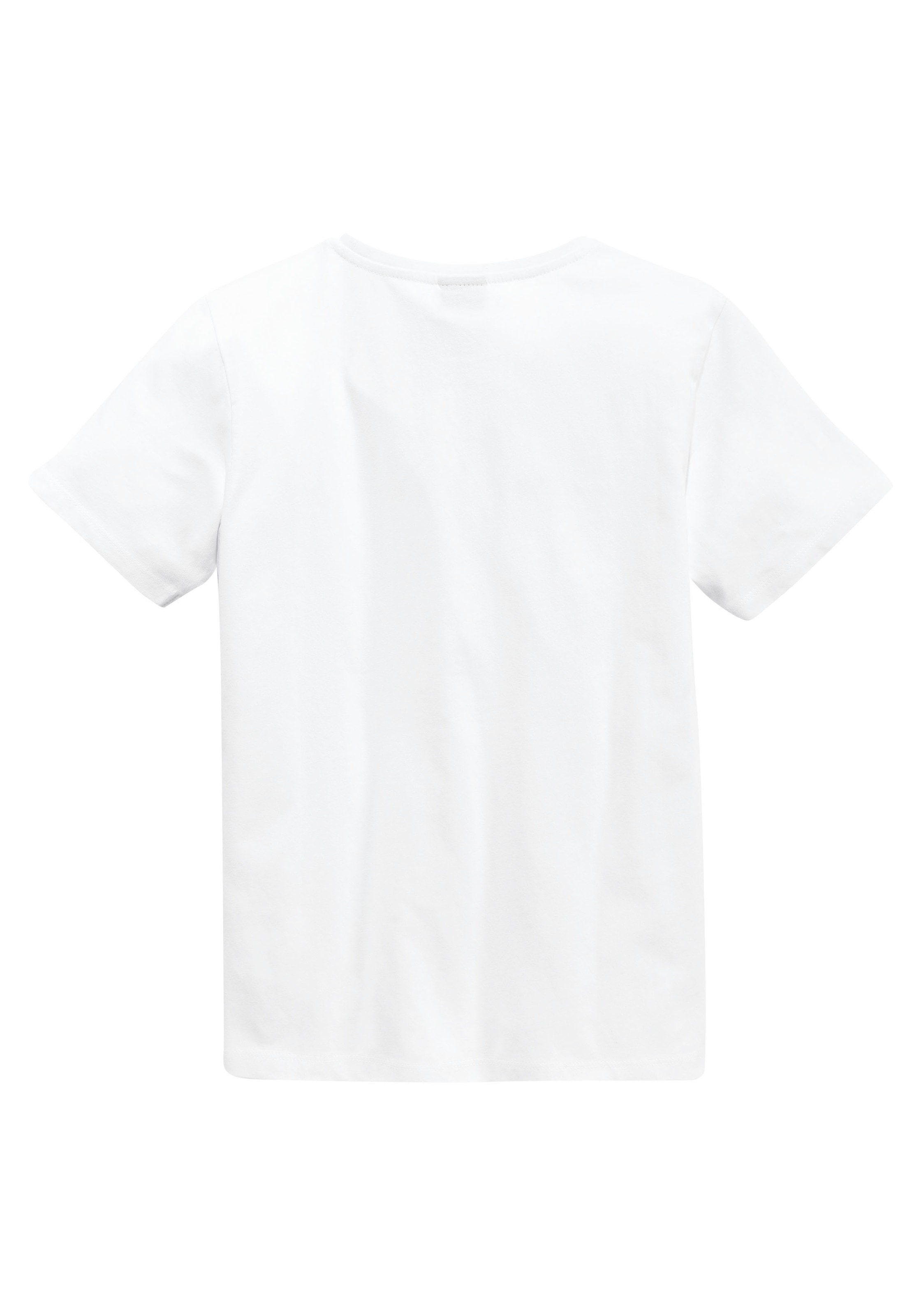 KIDSWORLD T-Shirt »Mit coolem SKATER-Print«, Kurzarm, Basic-Passform, bedruckt, Rundhalsausschnitt