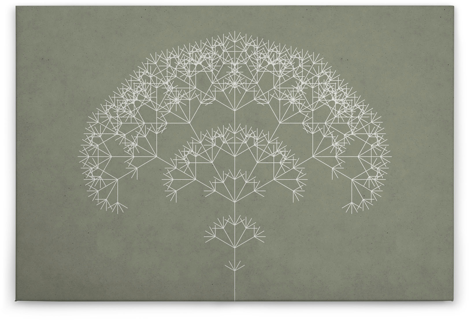 A.S. Création Leinwandbild »trees 3«, Kunst-Abstrakt-Kinder, (1 St.), Keilrahmen Bild Baum Grafisch Leinwand-Bild Wohnzimmer modern Wandbild