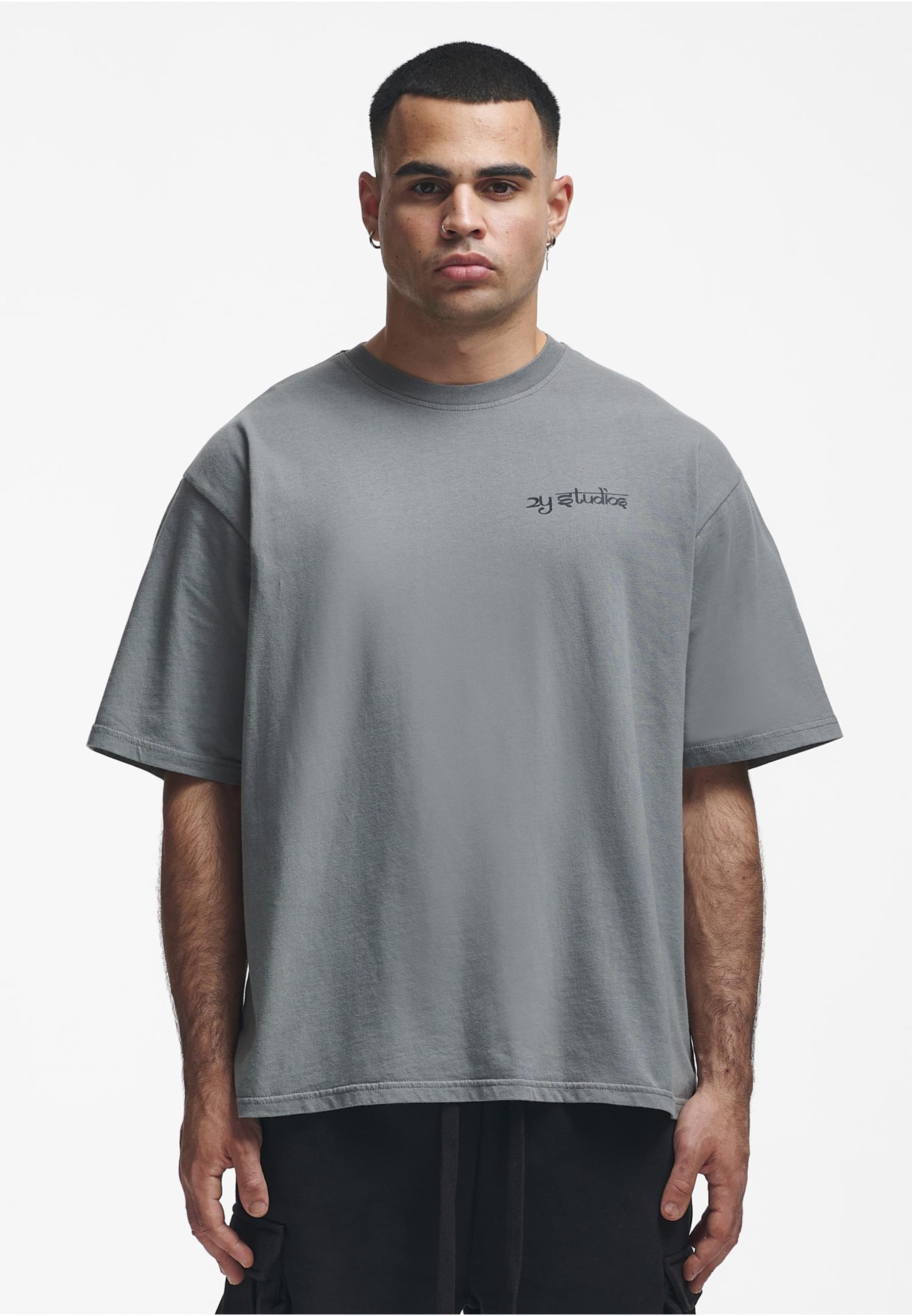 2Y Studios T-Shirt »2Y Studios Herren 2Y Tiger Oversize Tee«, (1 tlg.)
