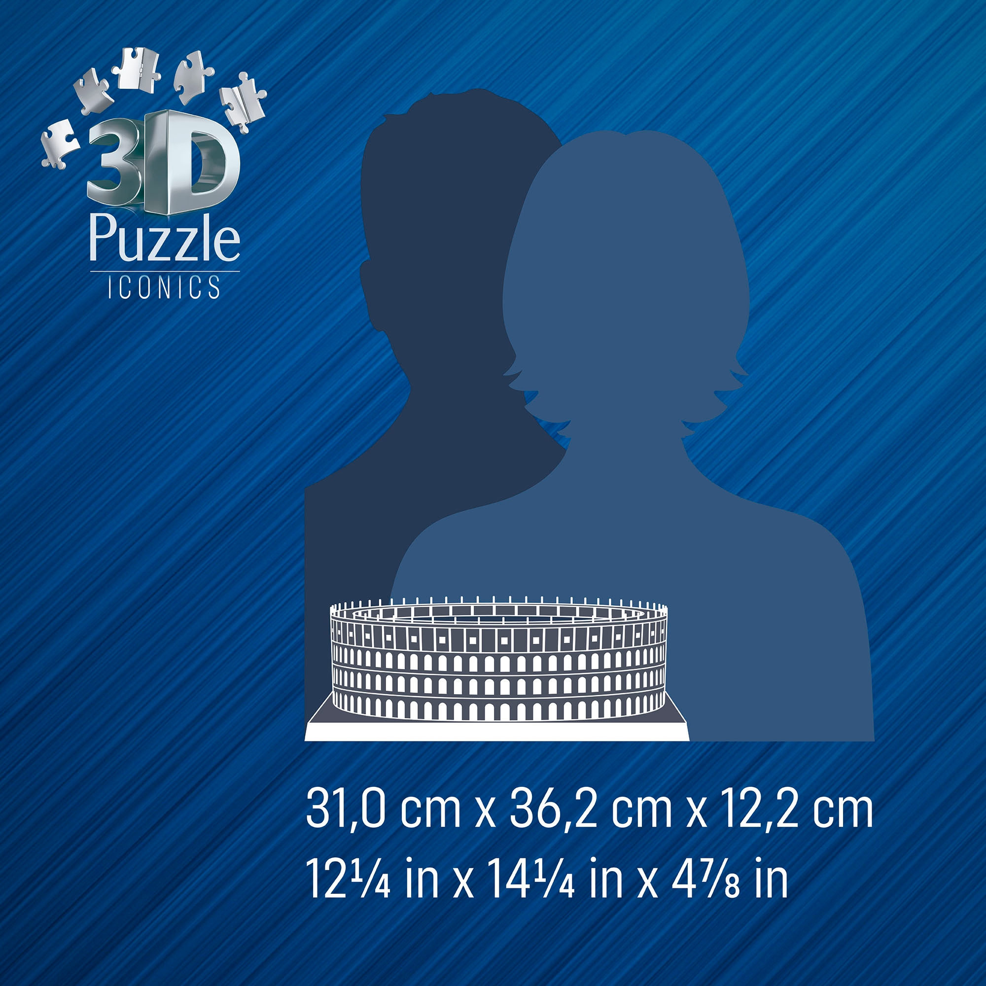 Ravensburger 3D-Puzzle »Iconics: Kolosseum Rom - mit Licht«, Made in Europe
