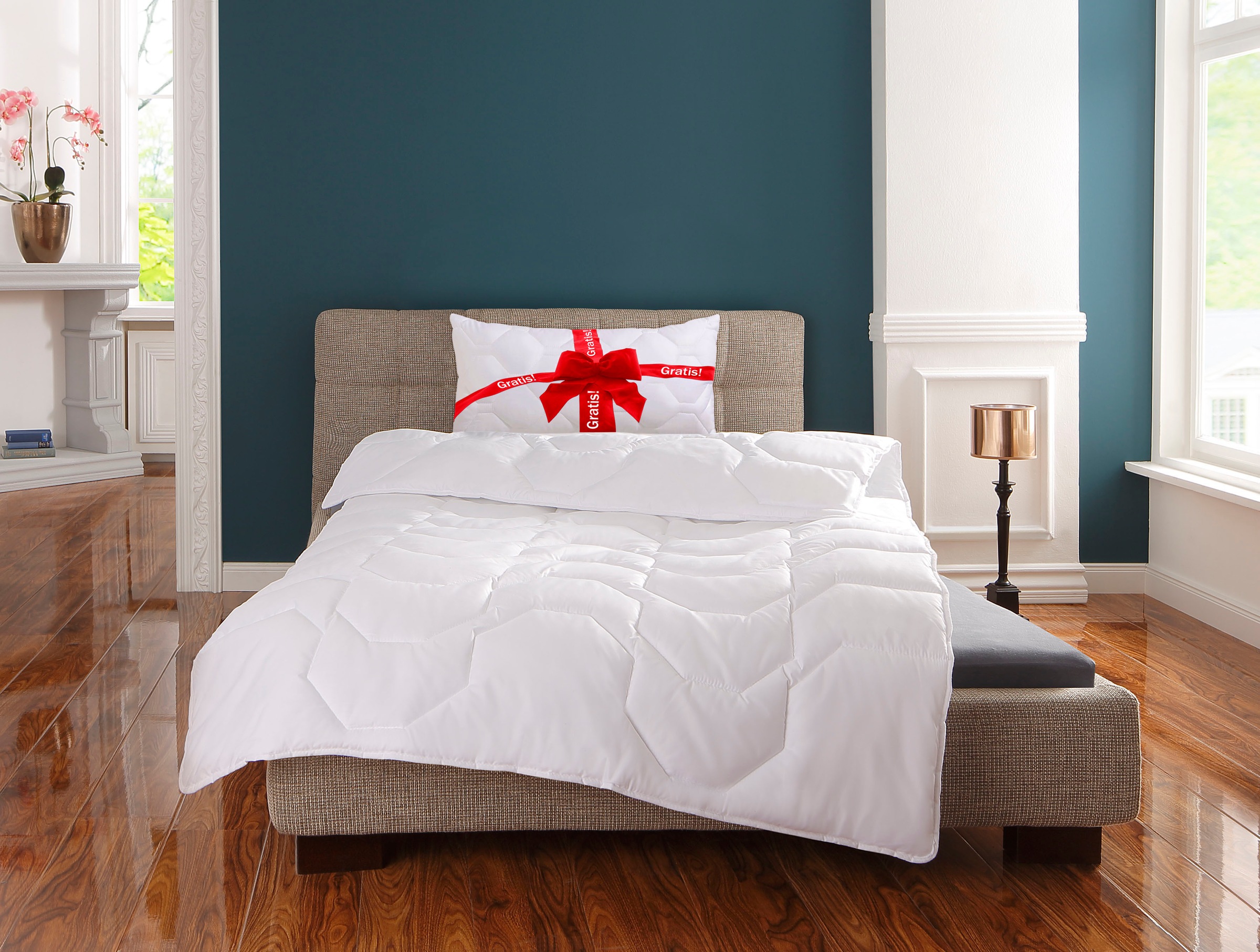 OTTO home Microfaserbettdecke "Corella, Bettdecke 135x200 cm, mit Gratis-Ki günstig online kaufen