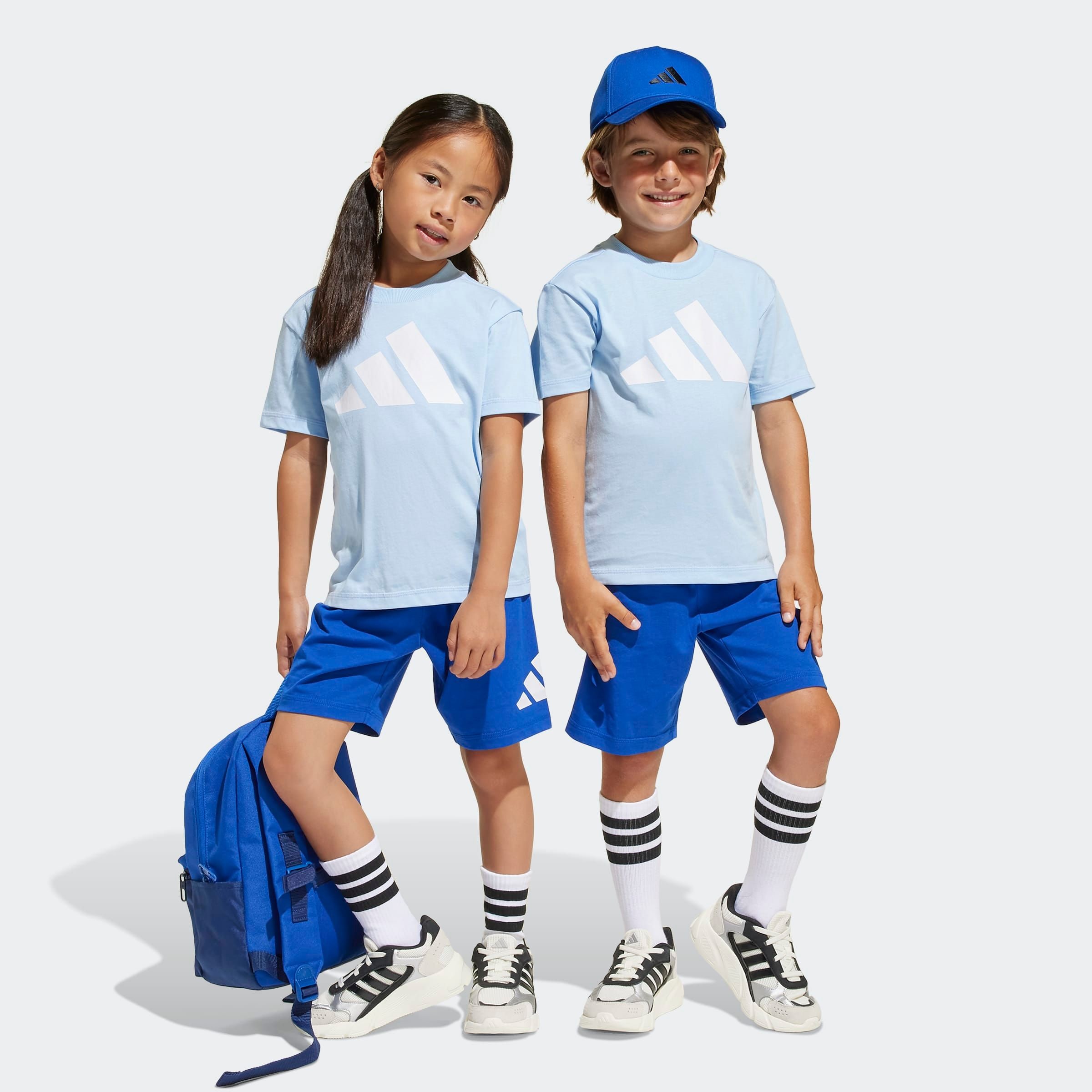 adidas Sportswear Trainingsanzug "ESSENTIALS KIDS -SET" 2 Stk. für Kinder, zweiteilig, aus Baumwolle