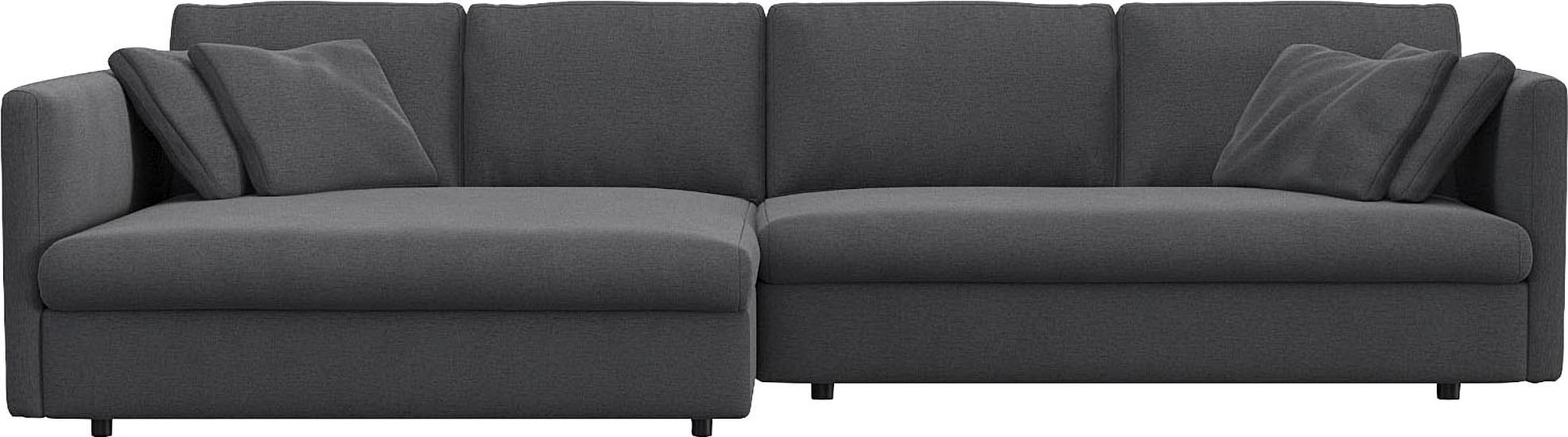 FLEXLUX Ecksofa "Lovane", Weich & anschmiegsam, große Sitztiefe auf Kaltsch günstig online kaufen