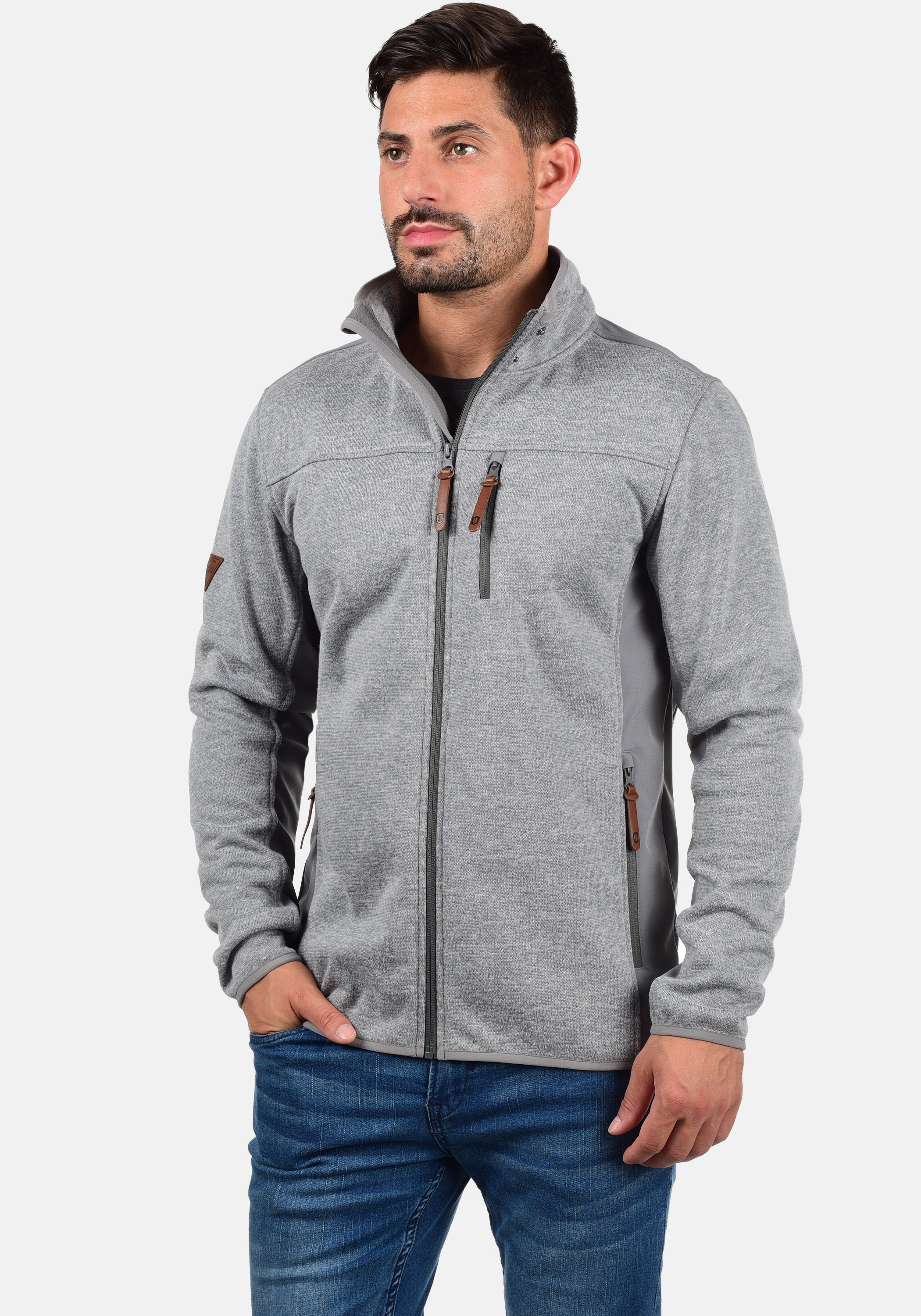 Indicode Kapuzenfleecejacke "Sweatjacke IDGrosvenor" günstig online kaufen
