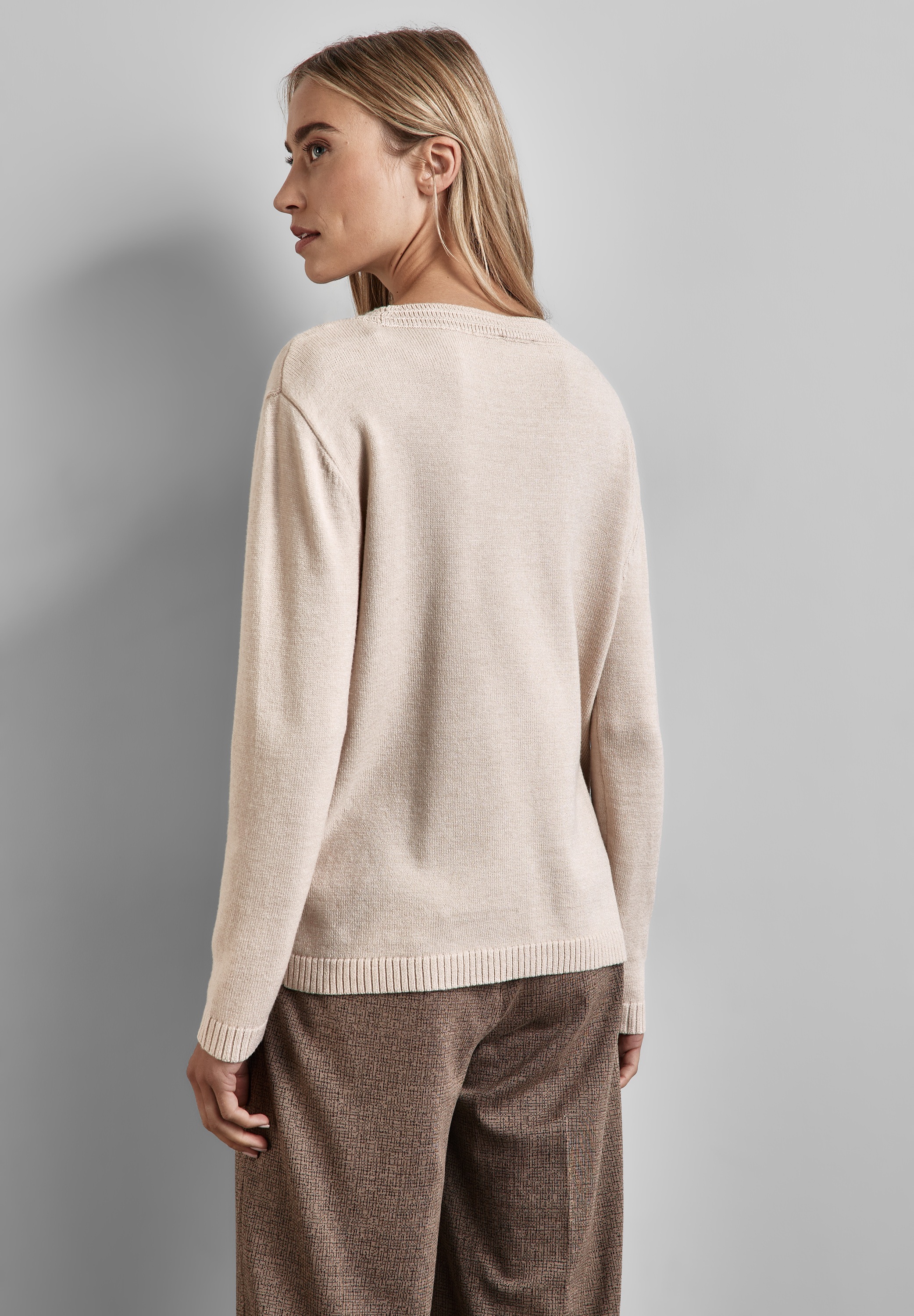 STREET ONE Strickpullover, mit U-Boot-Ausschnitt
