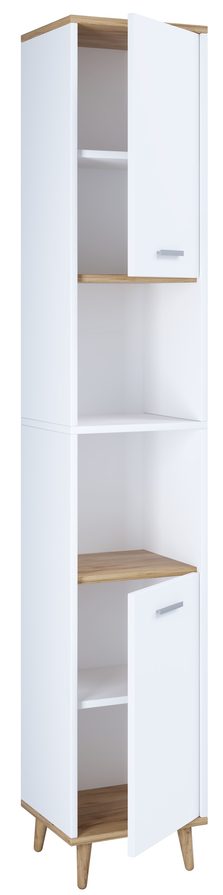 VCM Hochschrank »Holz Badmöbel Bad Hochschrank Badschrank Landos«