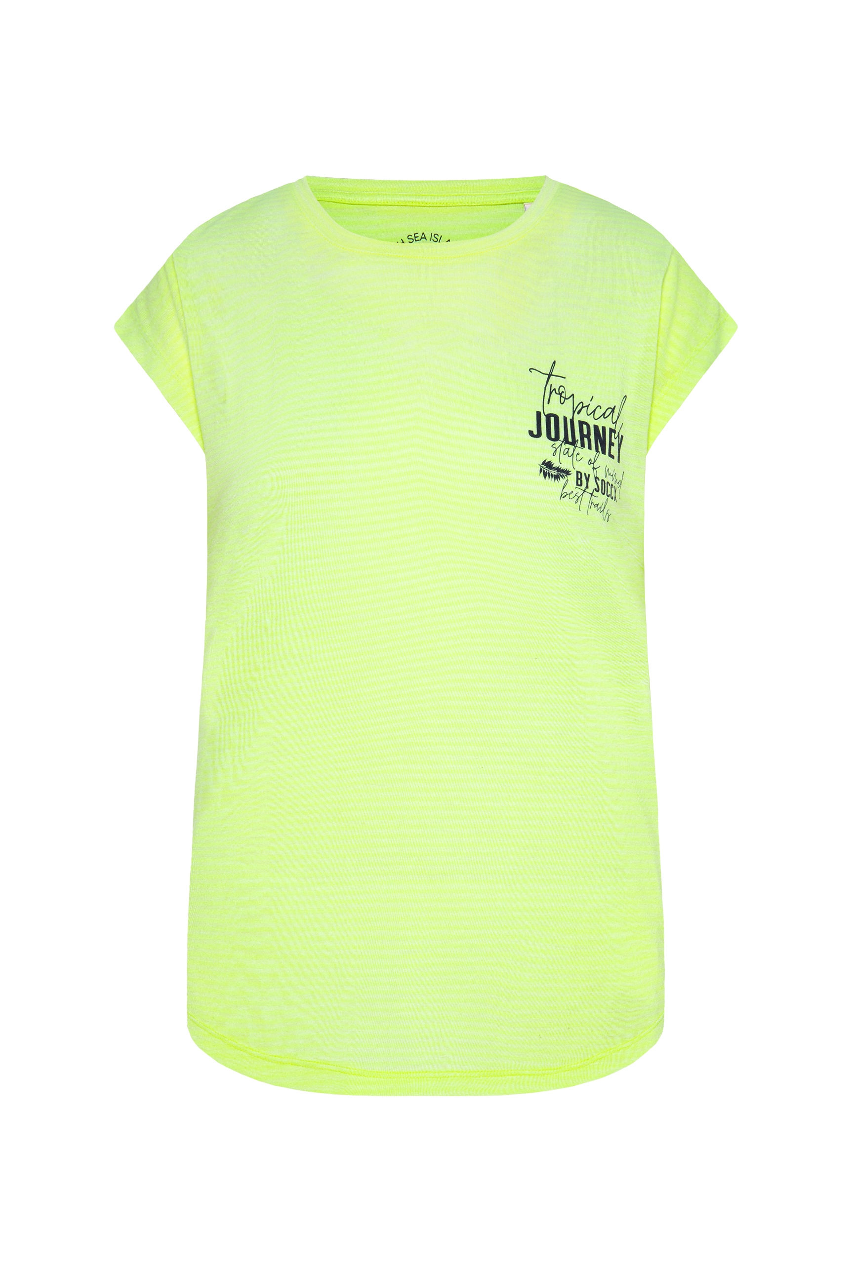 SOCCX Rundhalsshirt, mit überschnittenen Schultern