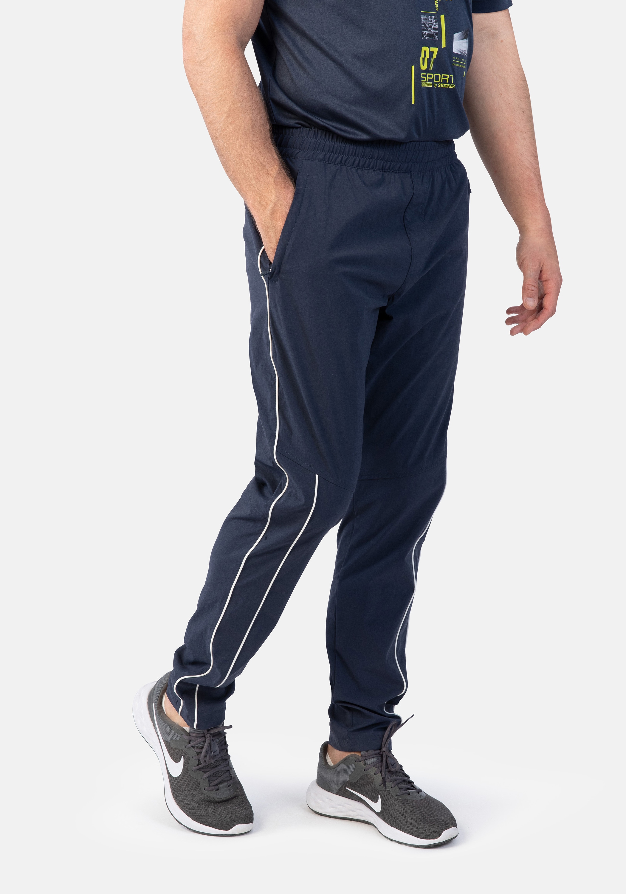 Stooker Men Sporthose »LUKE Sport Pants«, Tapered Fit Casual Funktionsstoff für Herren