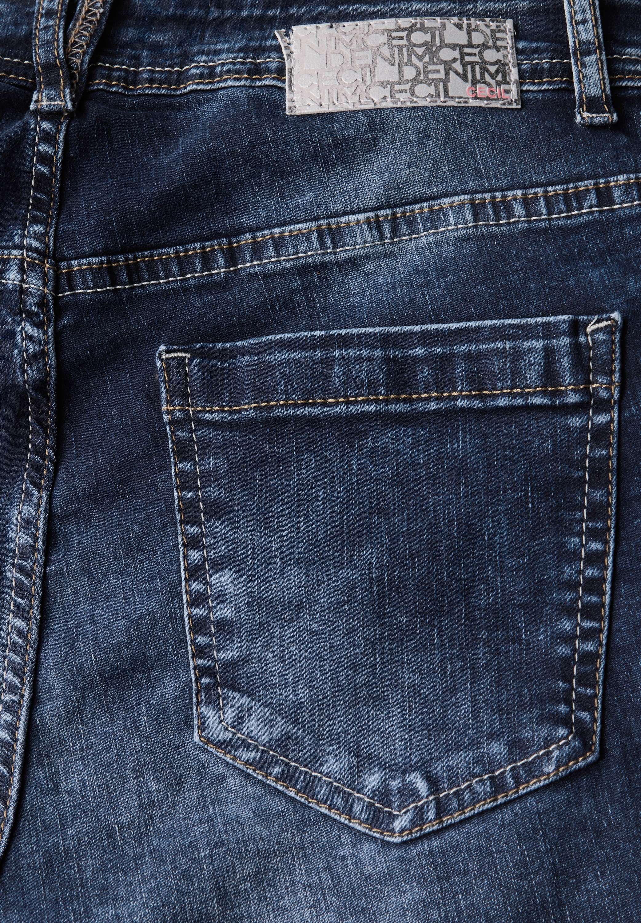 Cecil Slim-fit-Jeans, High Waist