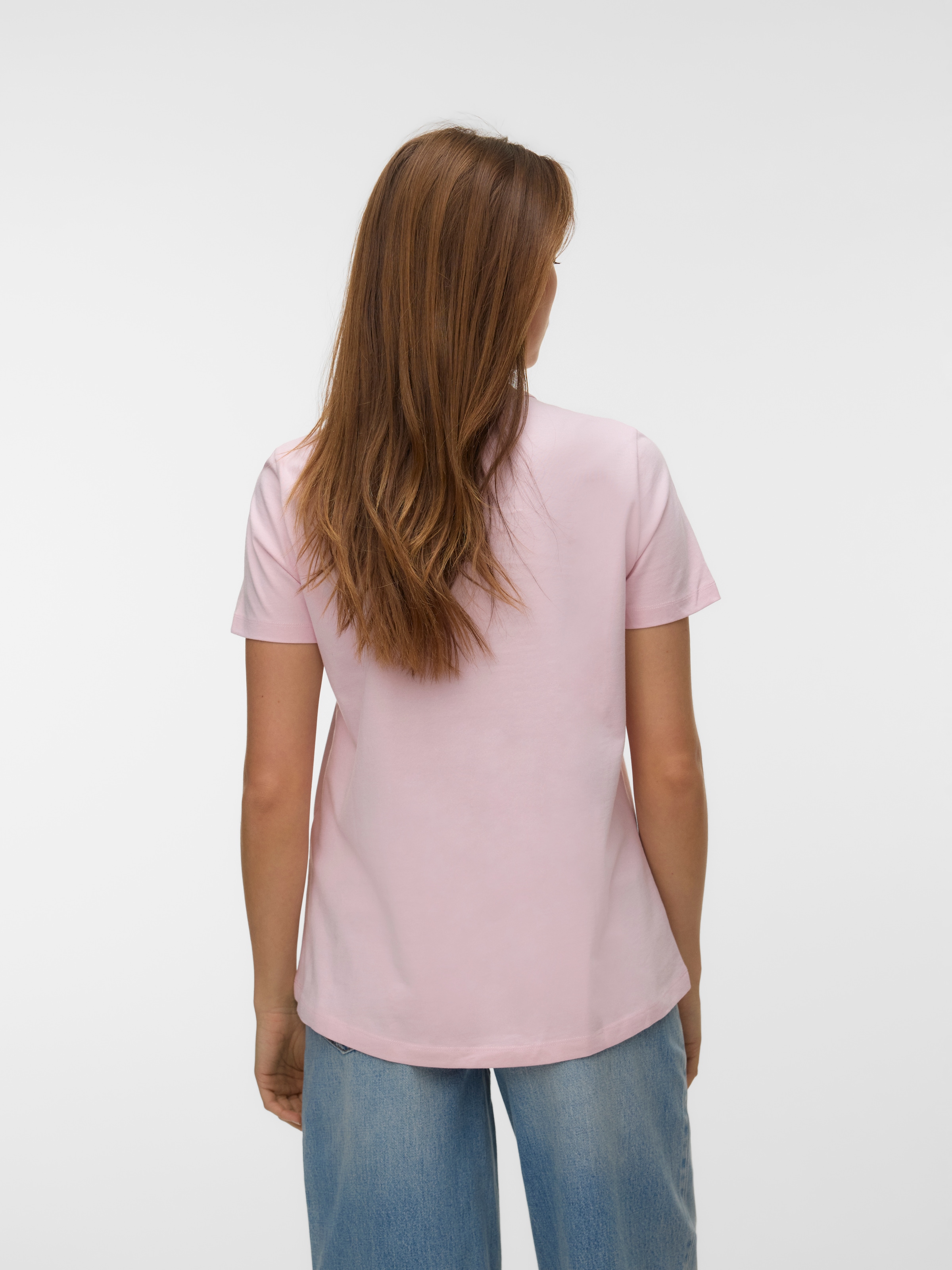 Vero Moda Kurzarmshirt »VMMIRANDA SIF SS TOP BOX JRS« Baumwolle, regular fit