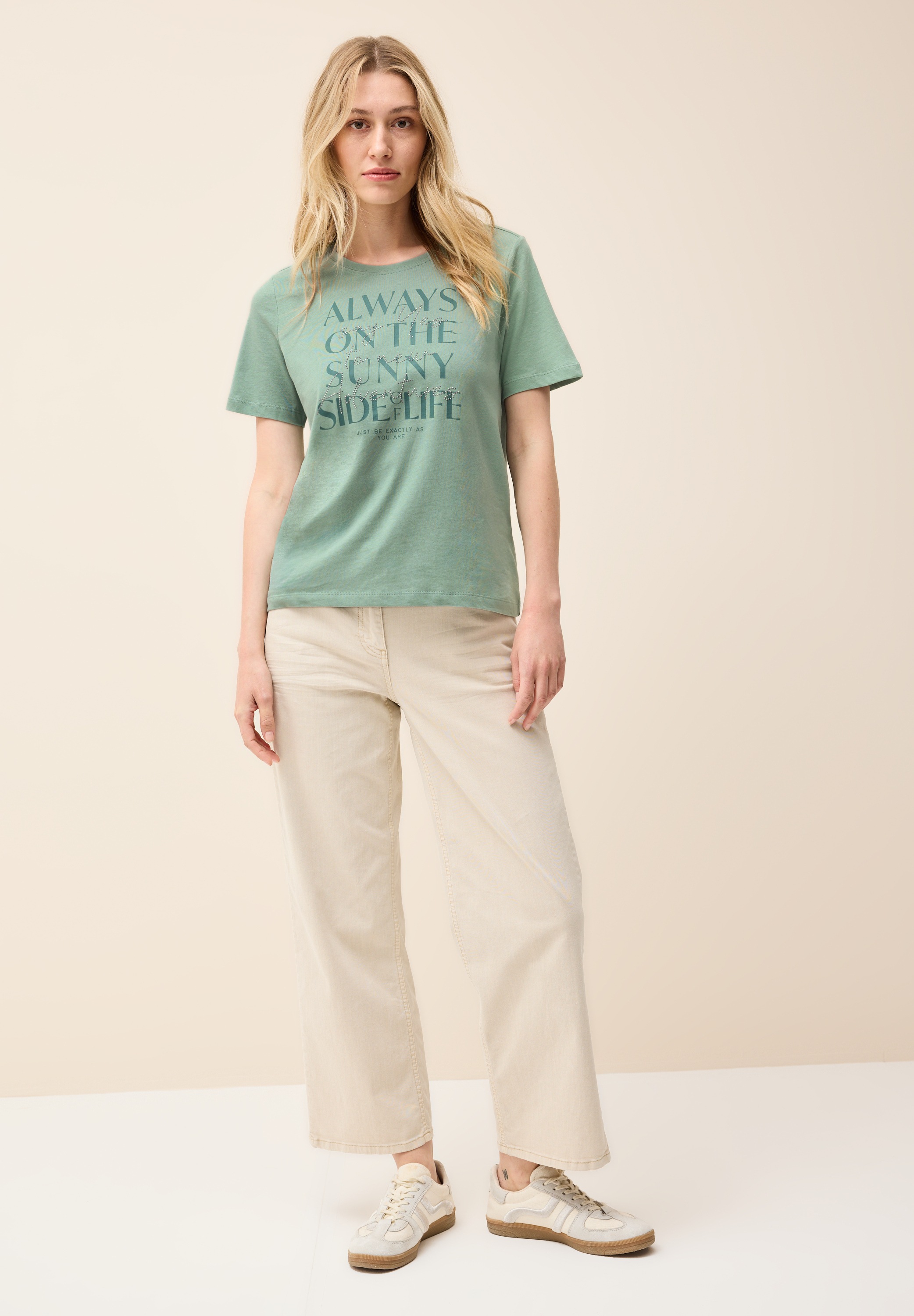 Cecil Print-Shirt, aus reiner Baumwolle