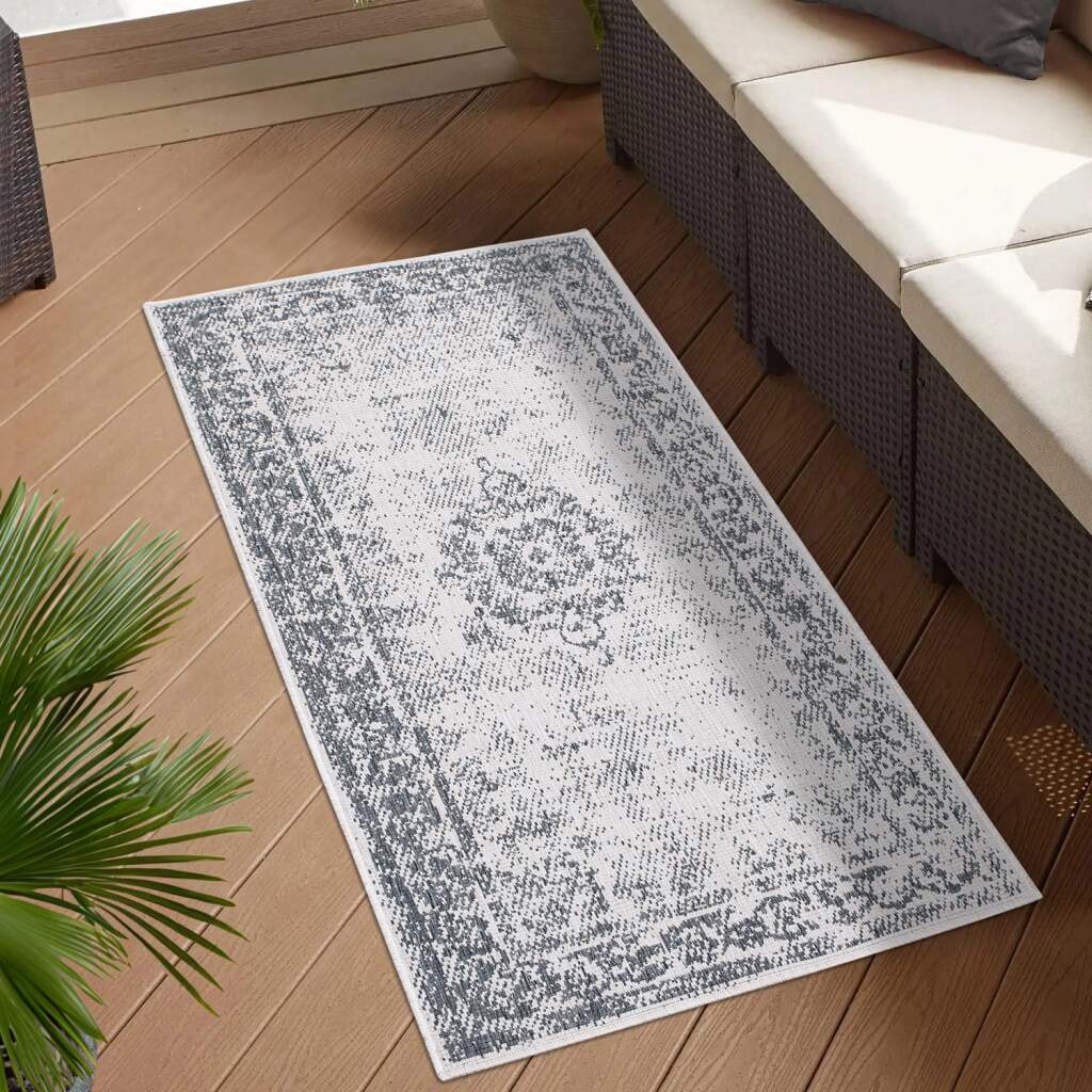 Outdoorteppich »DUO RUG 5577«, rechteckig, Wendeteppich Wetterfest In- & Outdoor,...